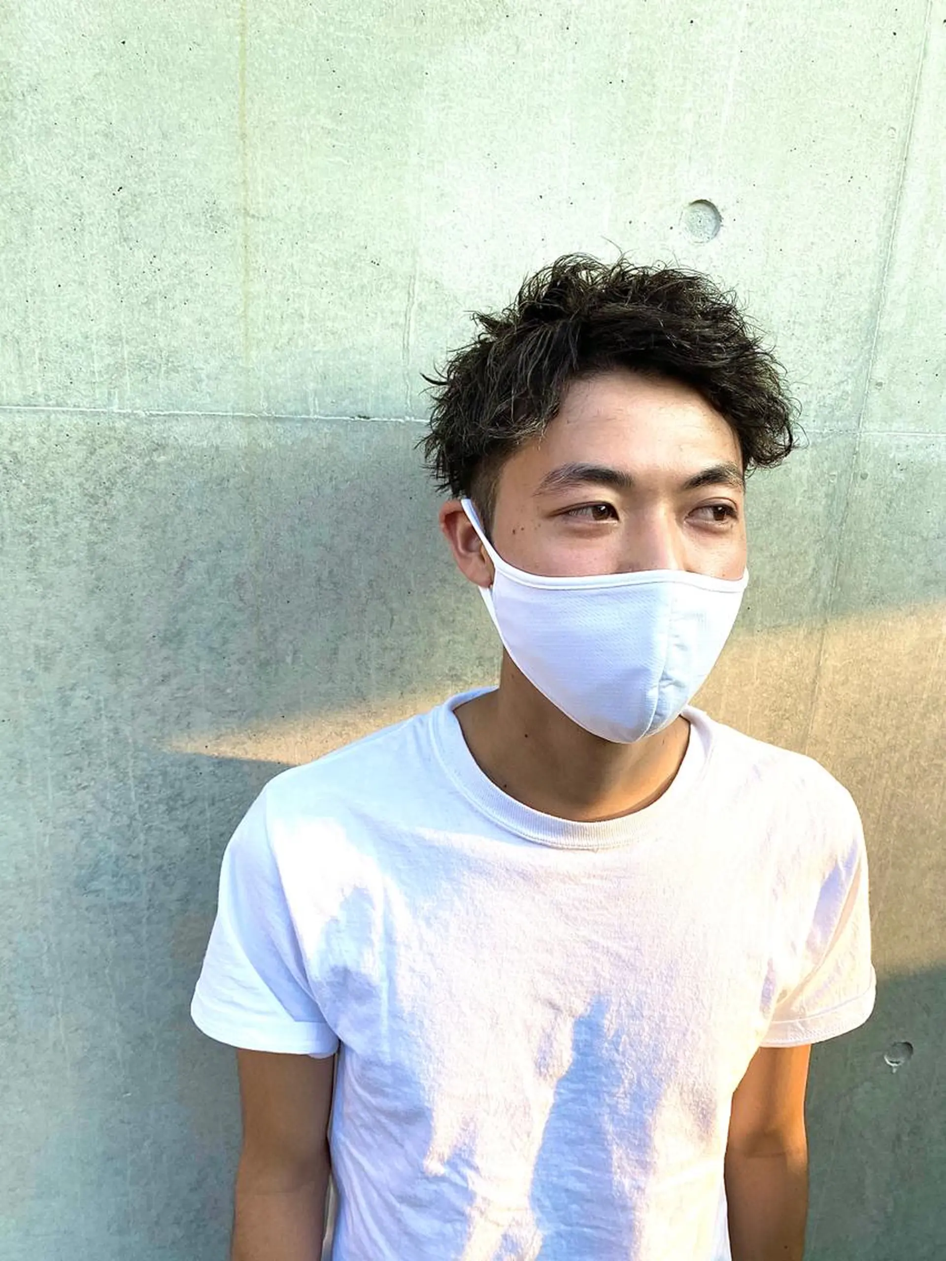 ショート カラー パーマ メンズ メンズパーマ メンズツイストパーマ ツイストパーマ ヘアカラー 川越 輝梨奈のヘアスタイル