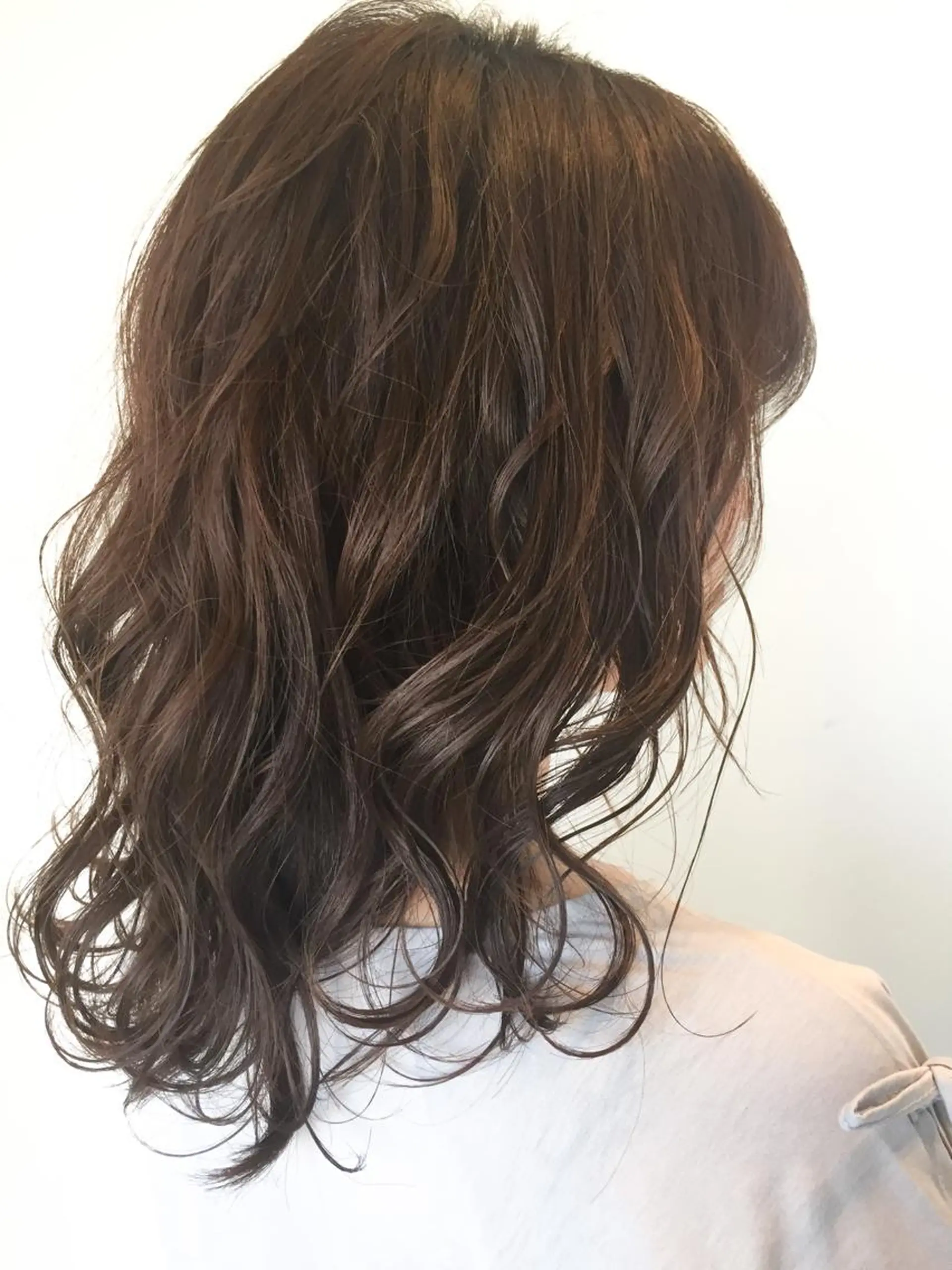 ミディアム 銀座/髪質改善カラー 酸性ストレート🍎のヘアスタイル