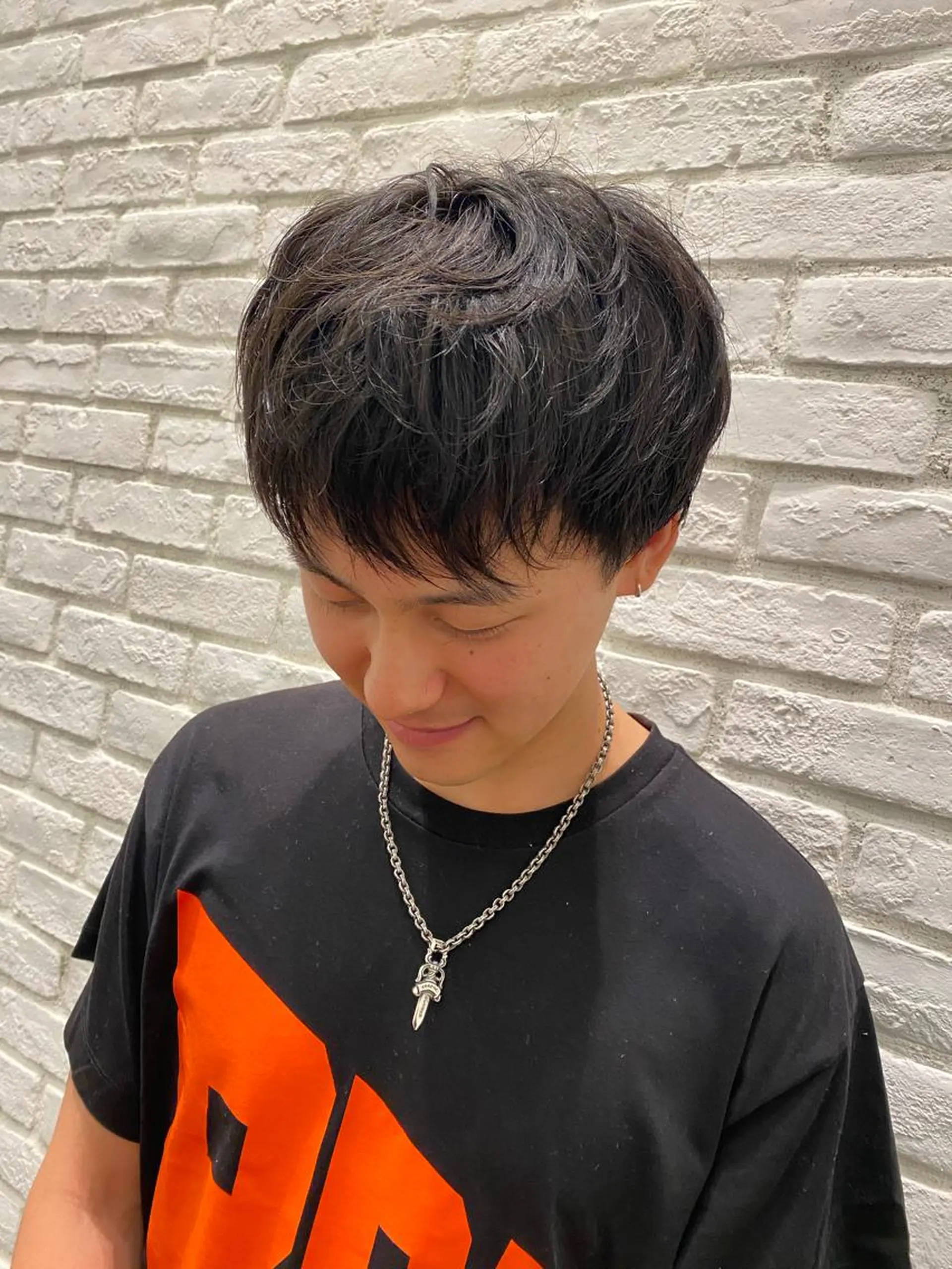 パーマ メンズ カット パーマ Ash中目黒 森田みなみのヘアスタイル