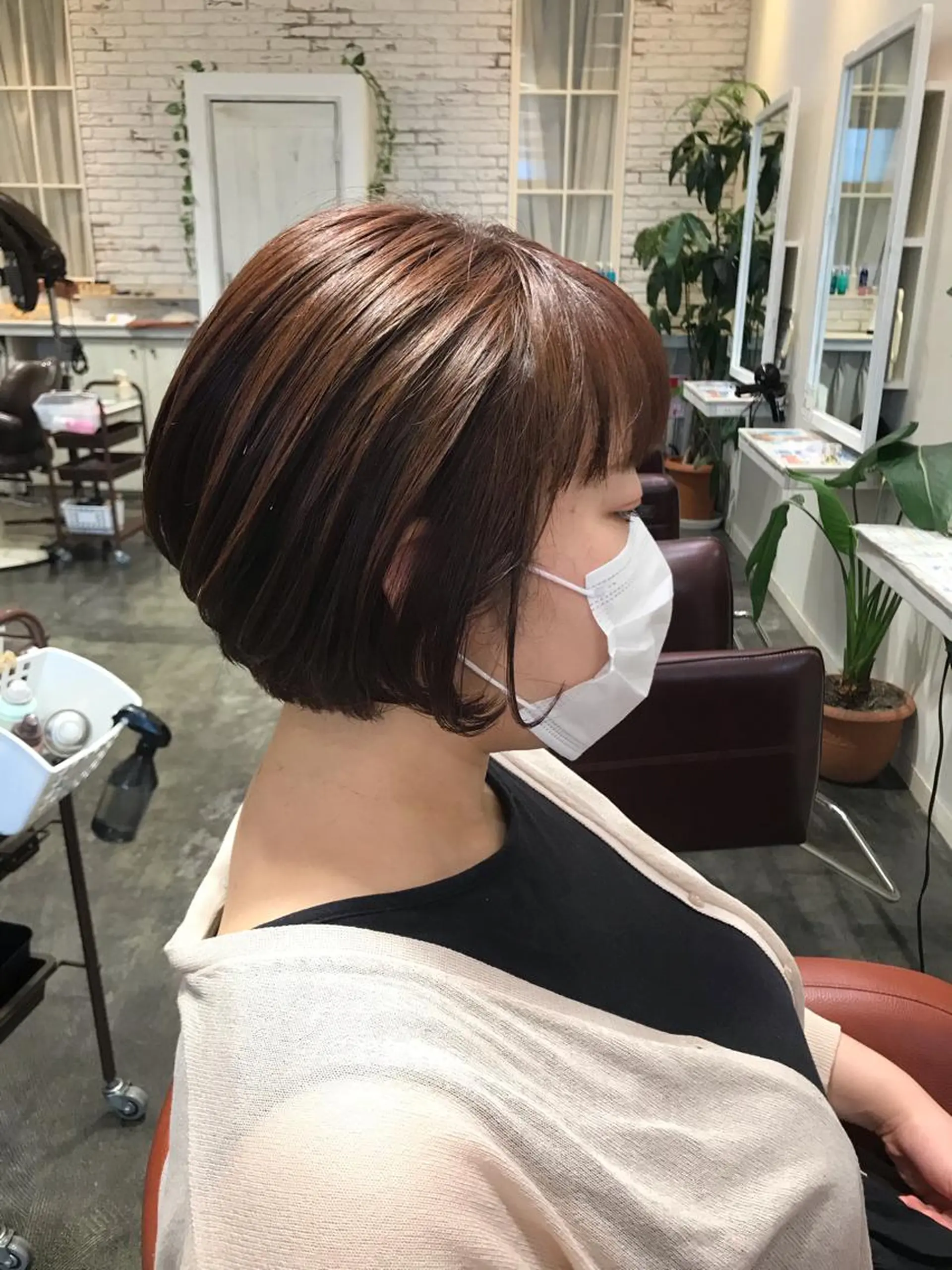 ショート カラー [髪質改善] 北生駒 店長/古居聖理のヘアスタイル