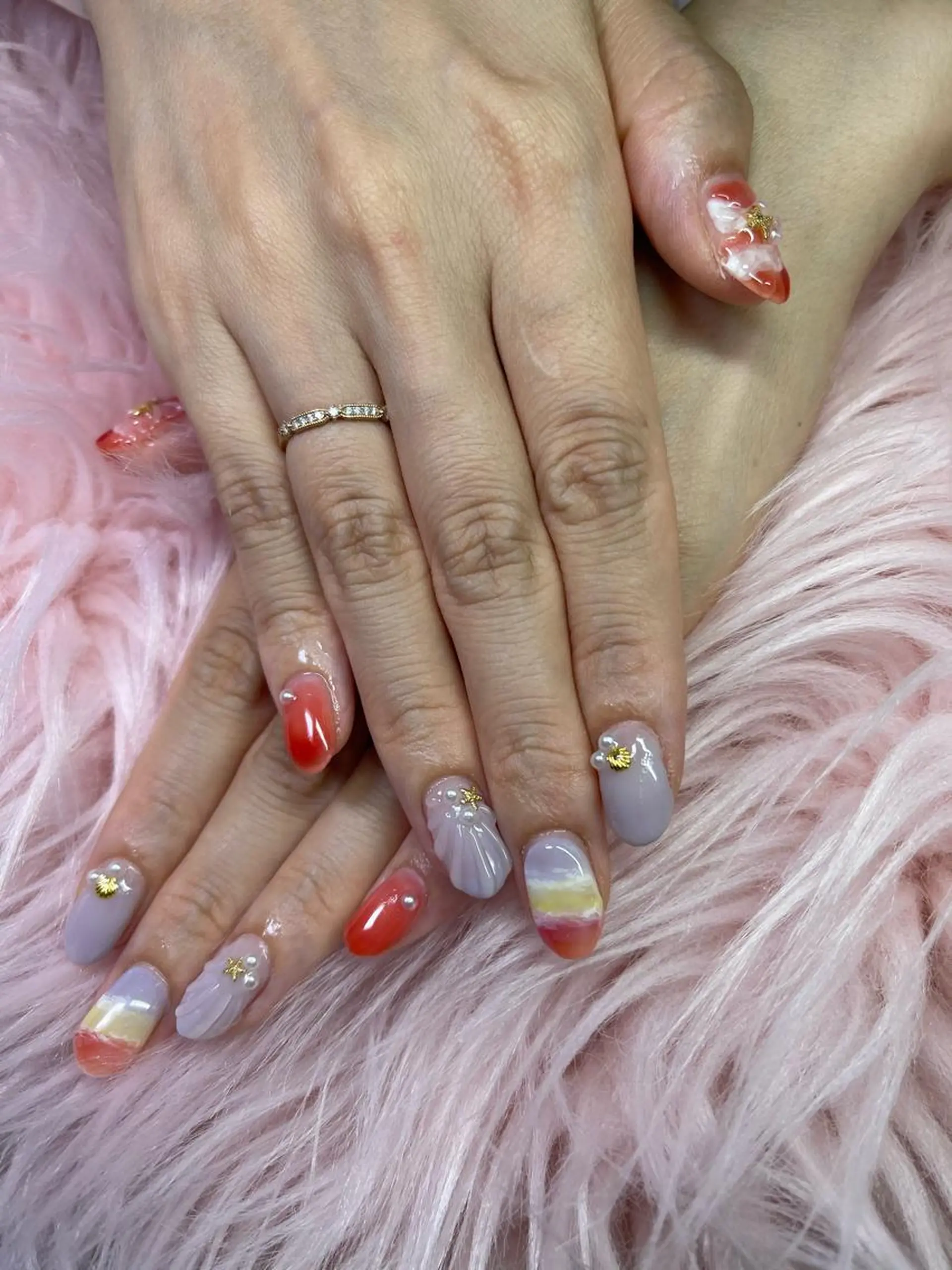 ネイル ネイルサロンキュアイスト所属・キュアイスト アコパラジェル調布のネイルデザイン