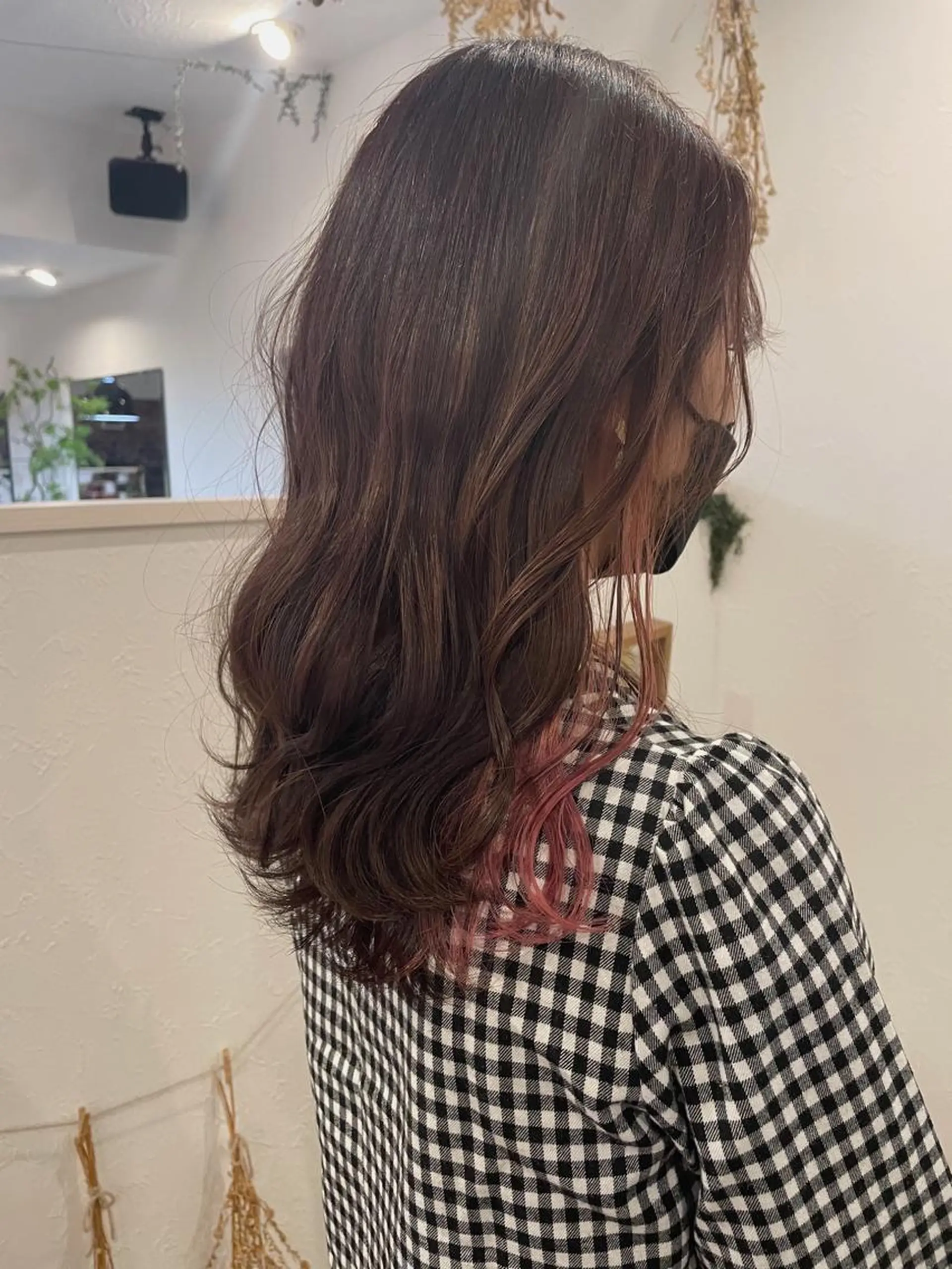 セミロング カラー ベージュカラー ブラウンカラー ピンクカラー ピンクベージュ ピンクブラウン ヘアカラー m ā l o.🌷 サカモトマイコのヘアスタイル