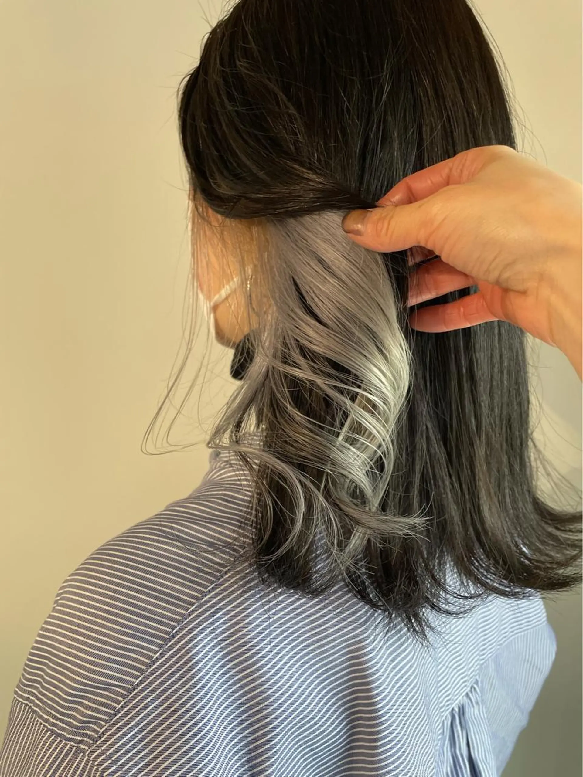 ミディアム カラー ミディアムパーマ バレイヤージュ ブリーチ ケアブリーチ ダブルカラー ヘアカラー トリートメント ☀️Luana☀️ 公式/大通のヘアスタイル