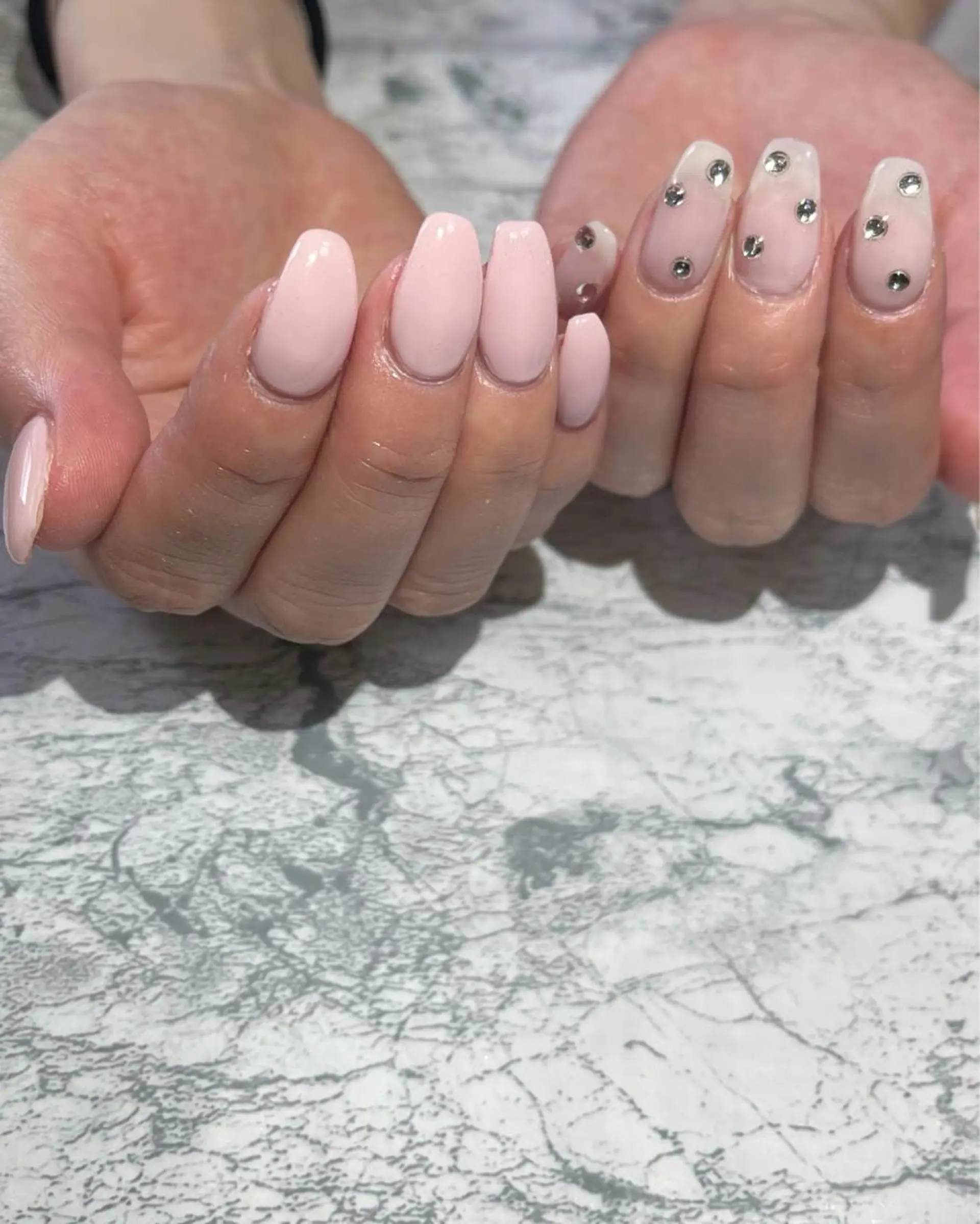 ネイル フットネイル ニュアンスネイル ピンク シンプルネイル 春ネイル ネイル フフラ所属・nail fufla ♡yamane♡のネイルデザイン