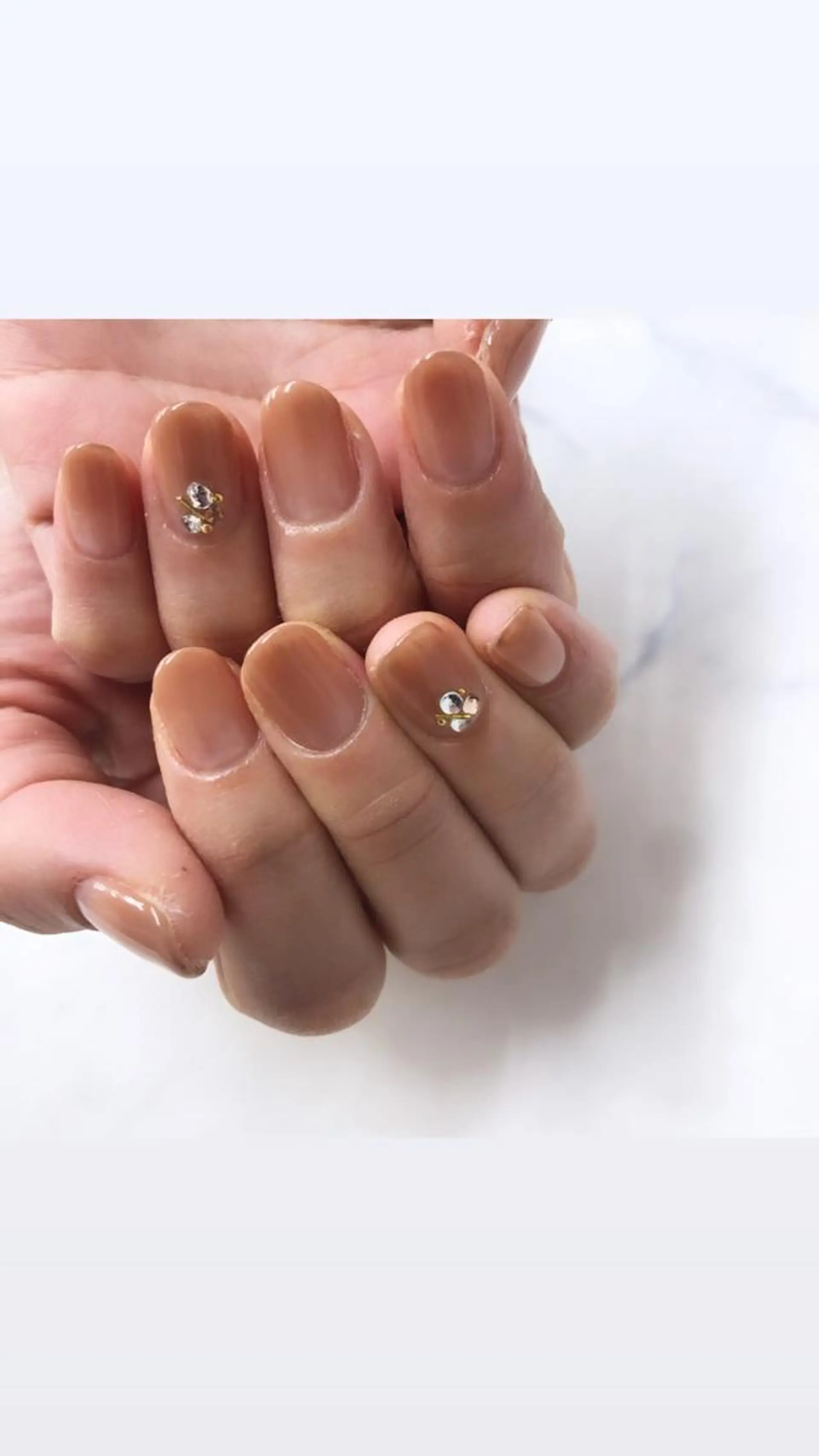 ネイル ブラウン グラデーション シンプルネイル 1 9 9 7所属・nail 1997のネイルデザイン