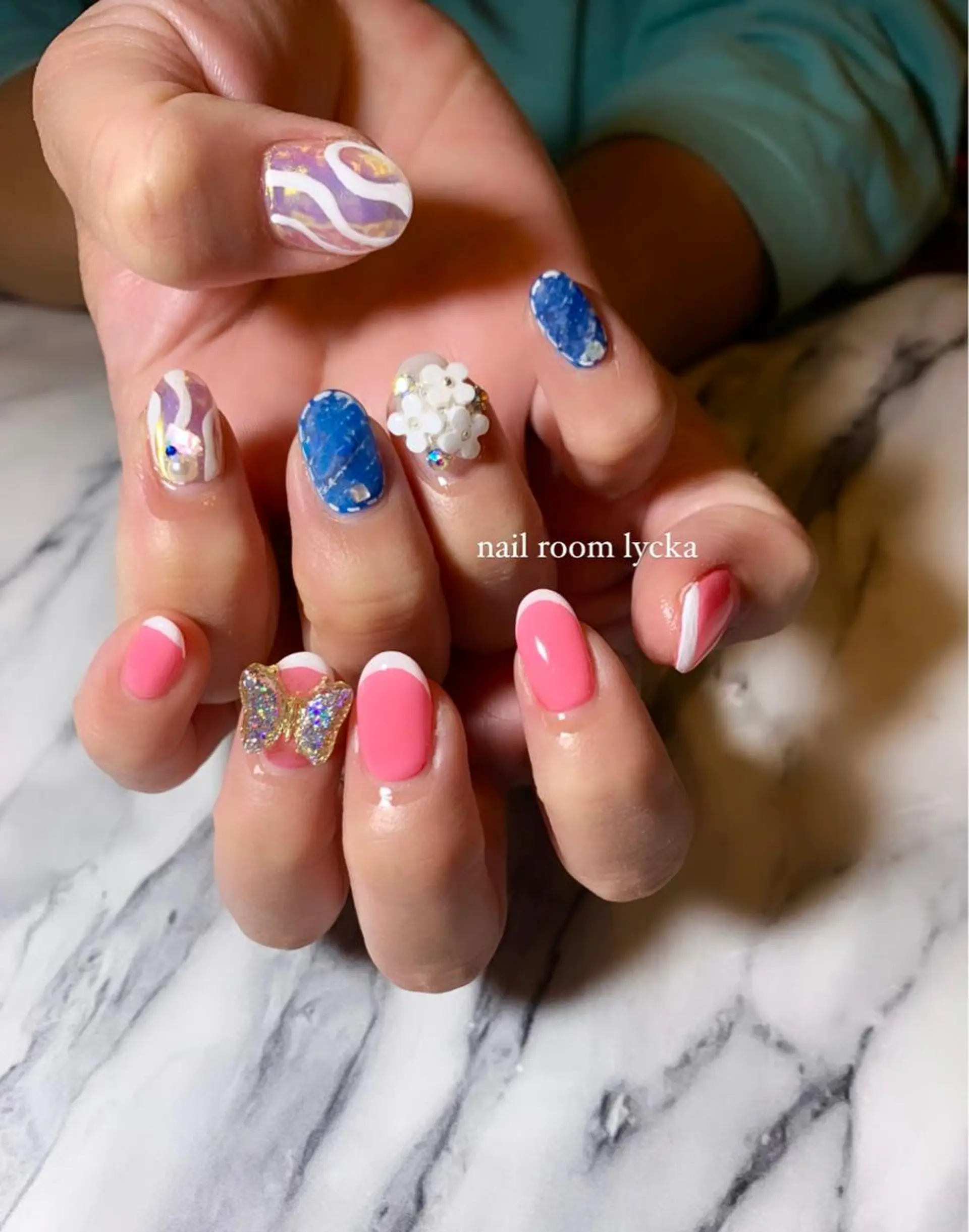 ネイル ﾈｲﾙﾙｰﾑﾘｯｶ 𝐦𝐚𝐲𝐮のネイルデザイン