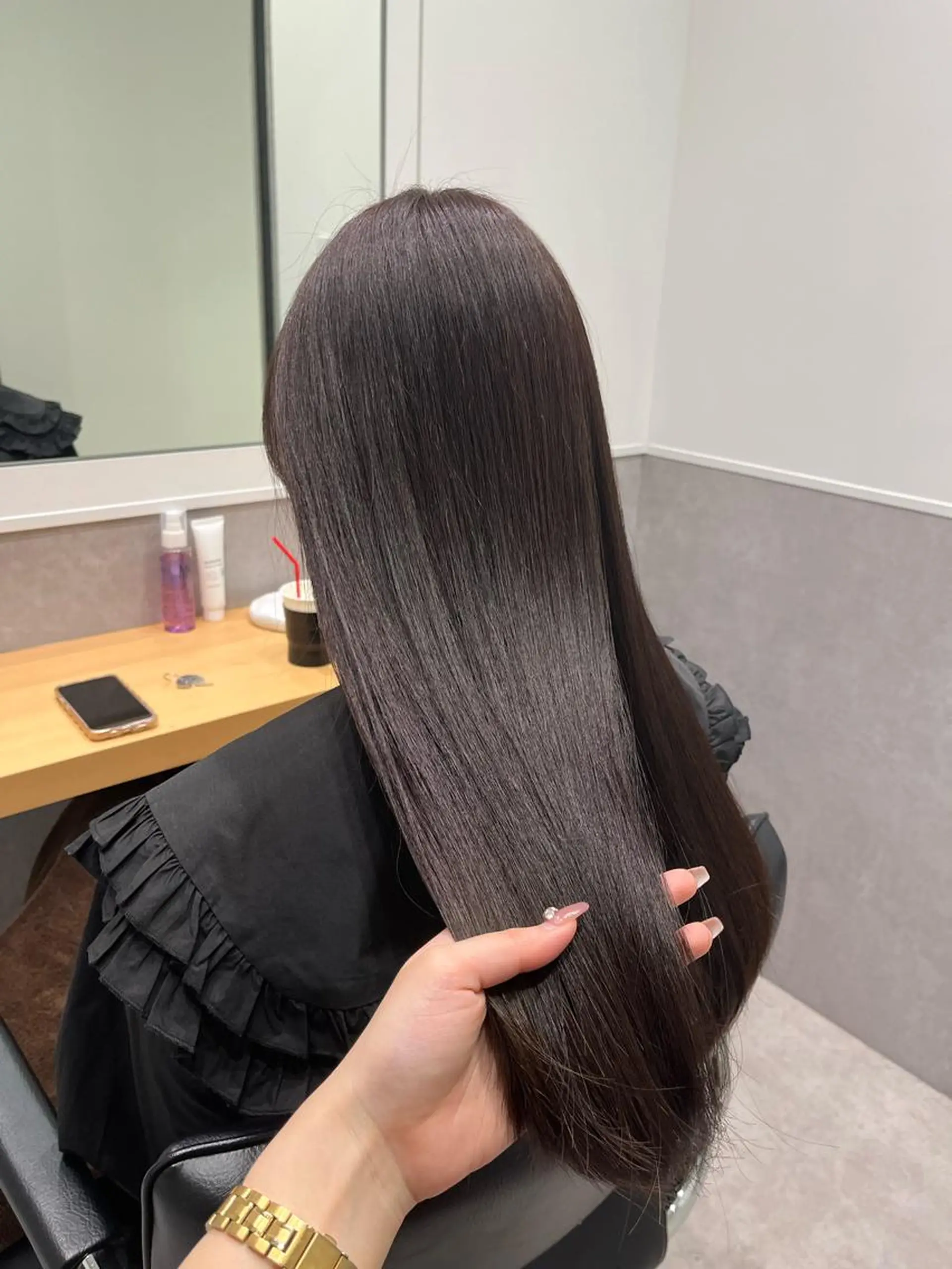 ロング カラー ベージュカラー ラベンダーカラー ラベンダーベージュ ヘアカラー トリートメント GO TODAY SHAiRE SALON所属・𝒢𝒾𝓇𝓁𝓎 ⑅　𝓎𝓊𝓀𝒶のヘアスタイル