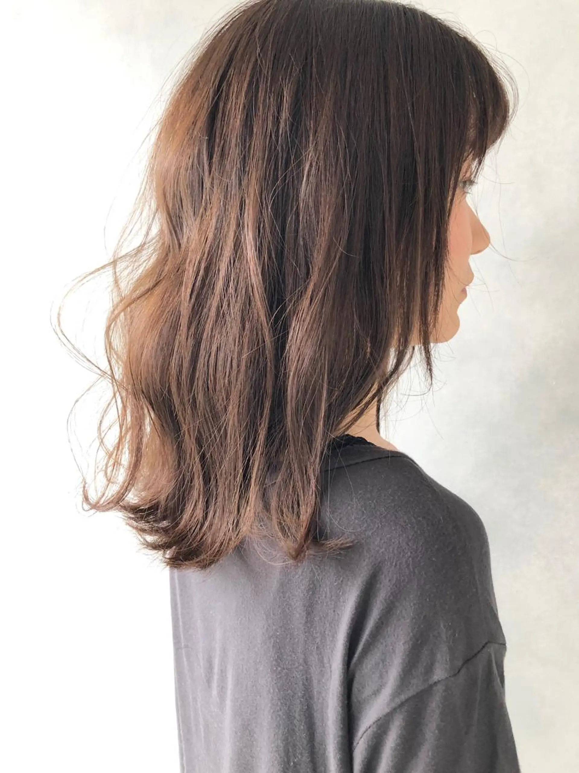 セミロング ヘアカラー トリートメント 小澤大輔 YOLO hairのヘアスタイル