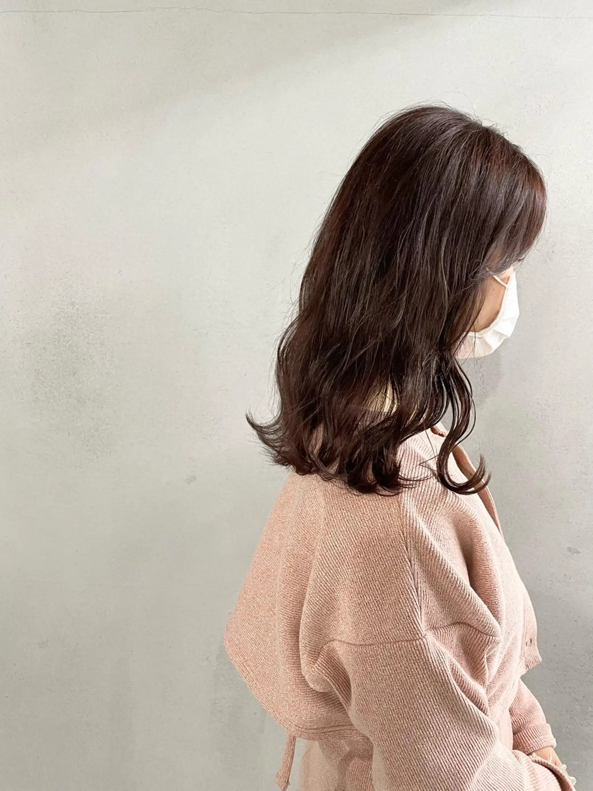 ミディアム カラー パーマ ヘアアレンジ メンズ キッズ ネイル マツエク・マツパ アイブロウ ブラウンカラー ピンクカラー ピンクブラウン カラーマツエク ブラウン カット ヘアカラー トリートメント #tag 稗田綾加のヘアスタイル