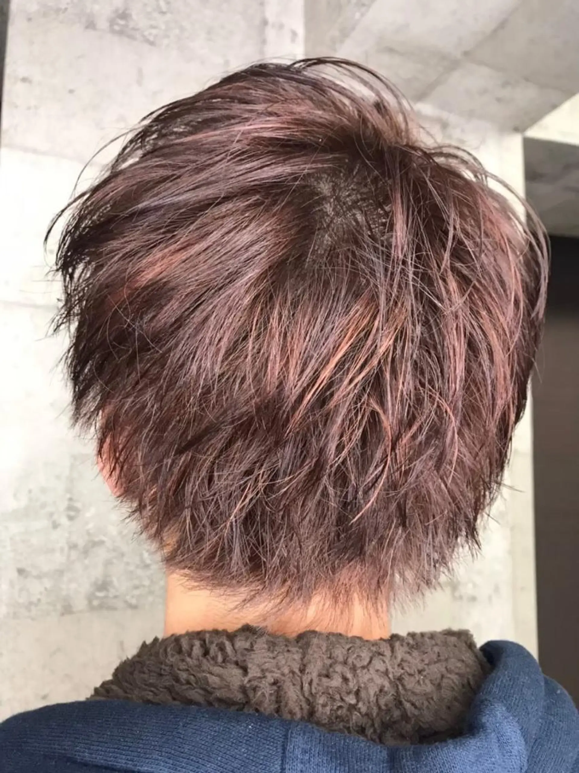 ショート カラー メッシュ&パーマ特化 🔥山田雄大🔥のヘアスタイル