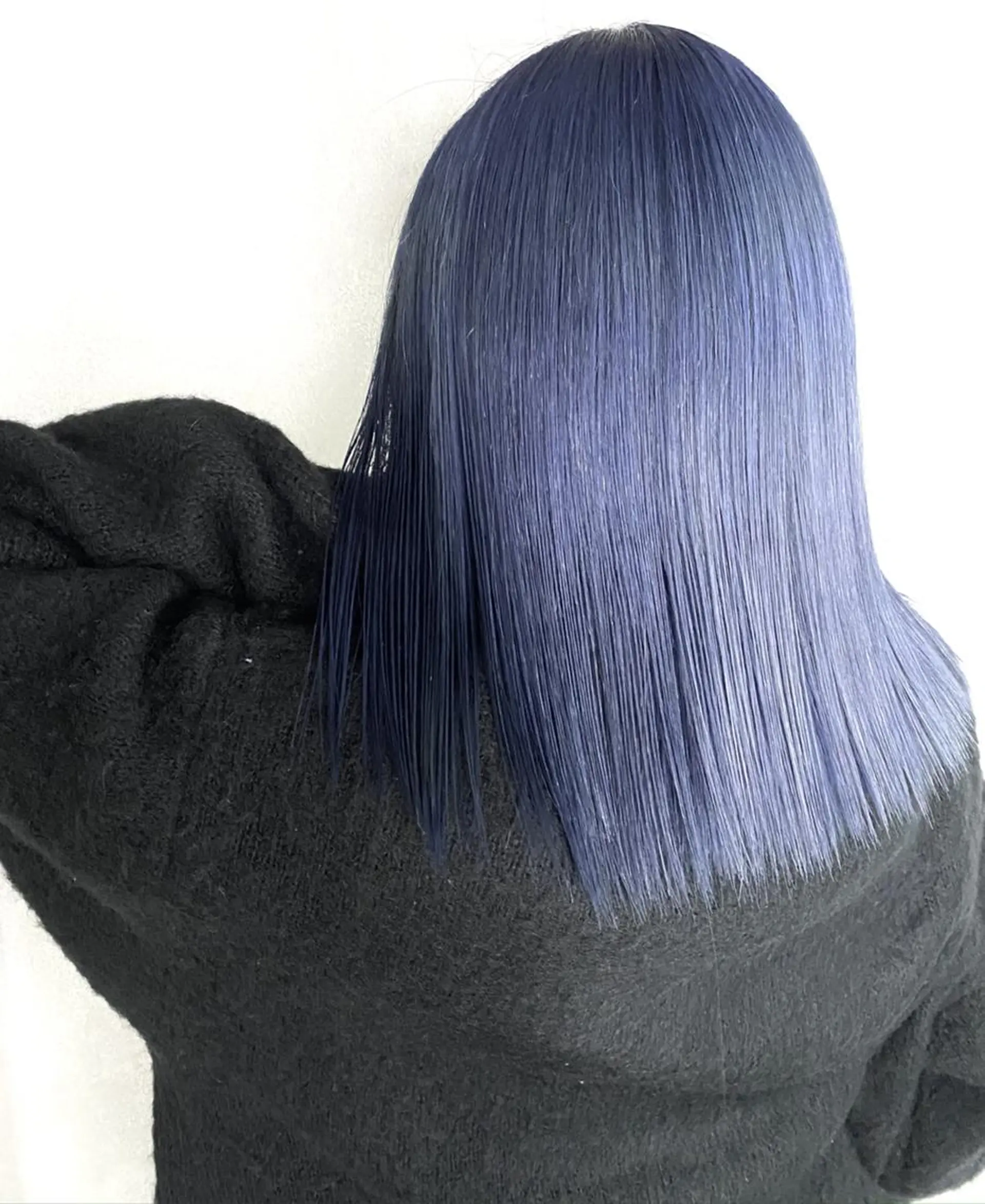 ミディアム シールエクステ アッシュ ボブ エクステ ハイライト シール、 ハネエクステのヘアスタイル