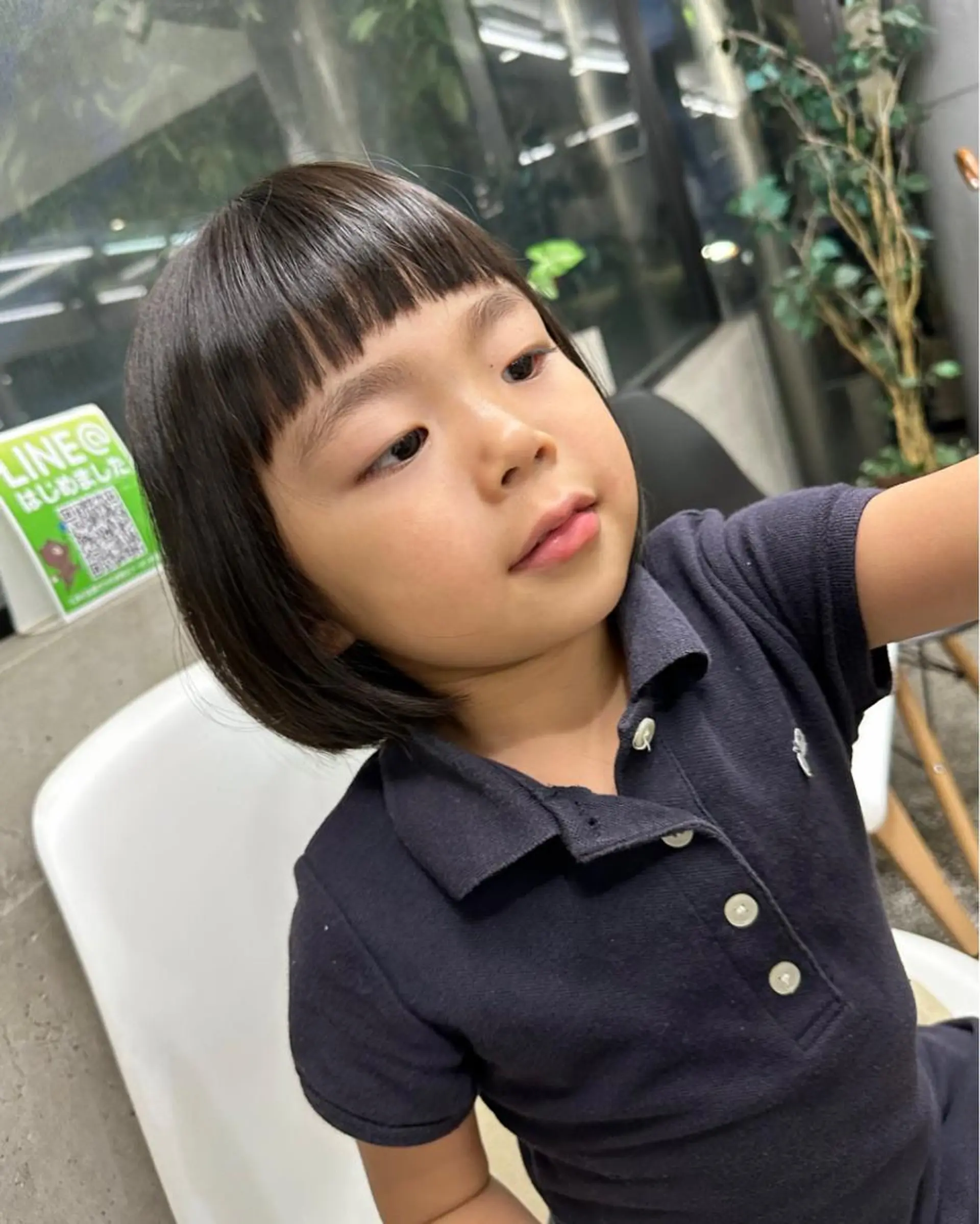 ショート キッズ 那須 颯太のヘアスタイル