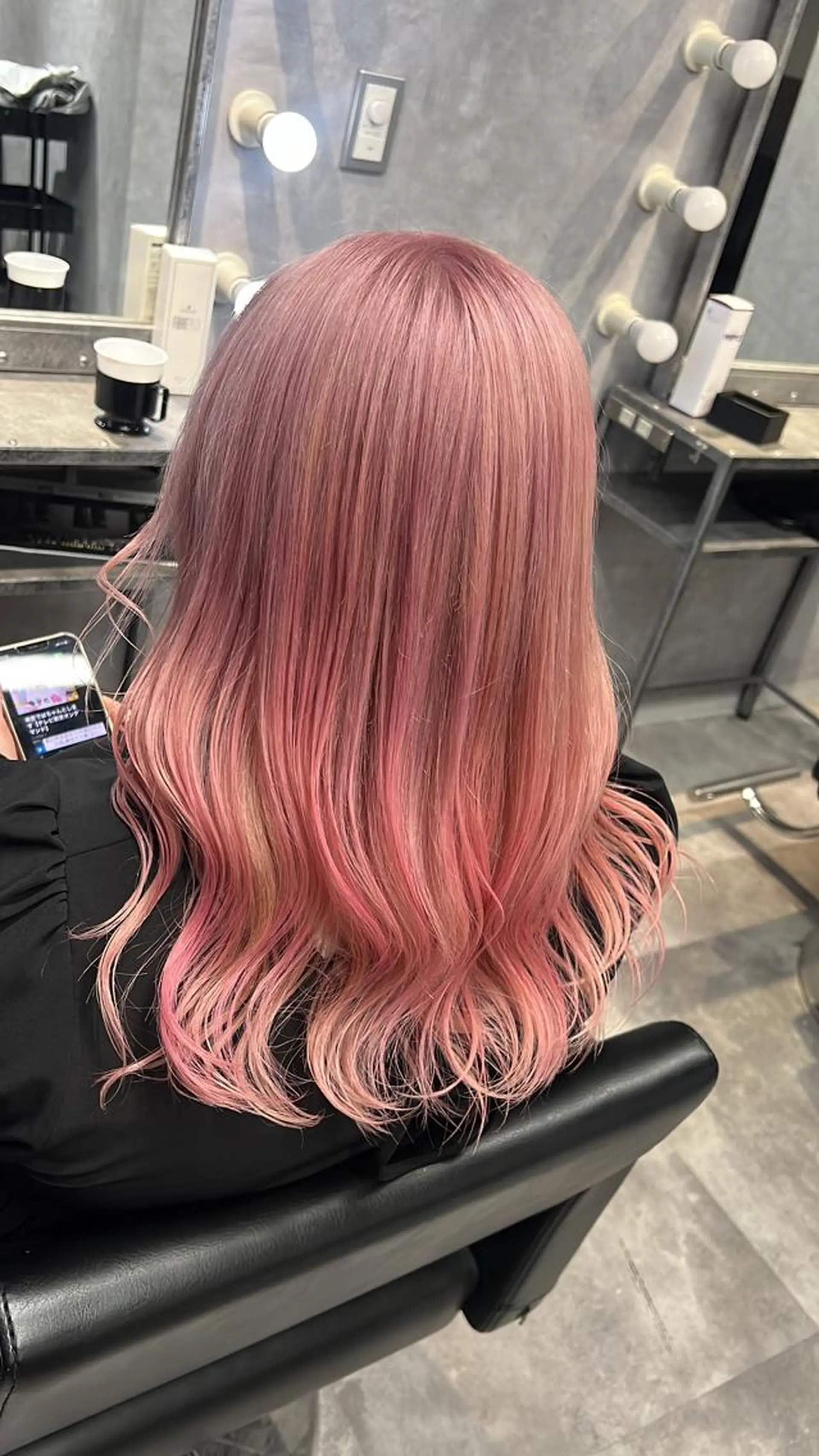 ロング カラー mimiiy梅田 中崎町ハイトーンのヘアスタイル