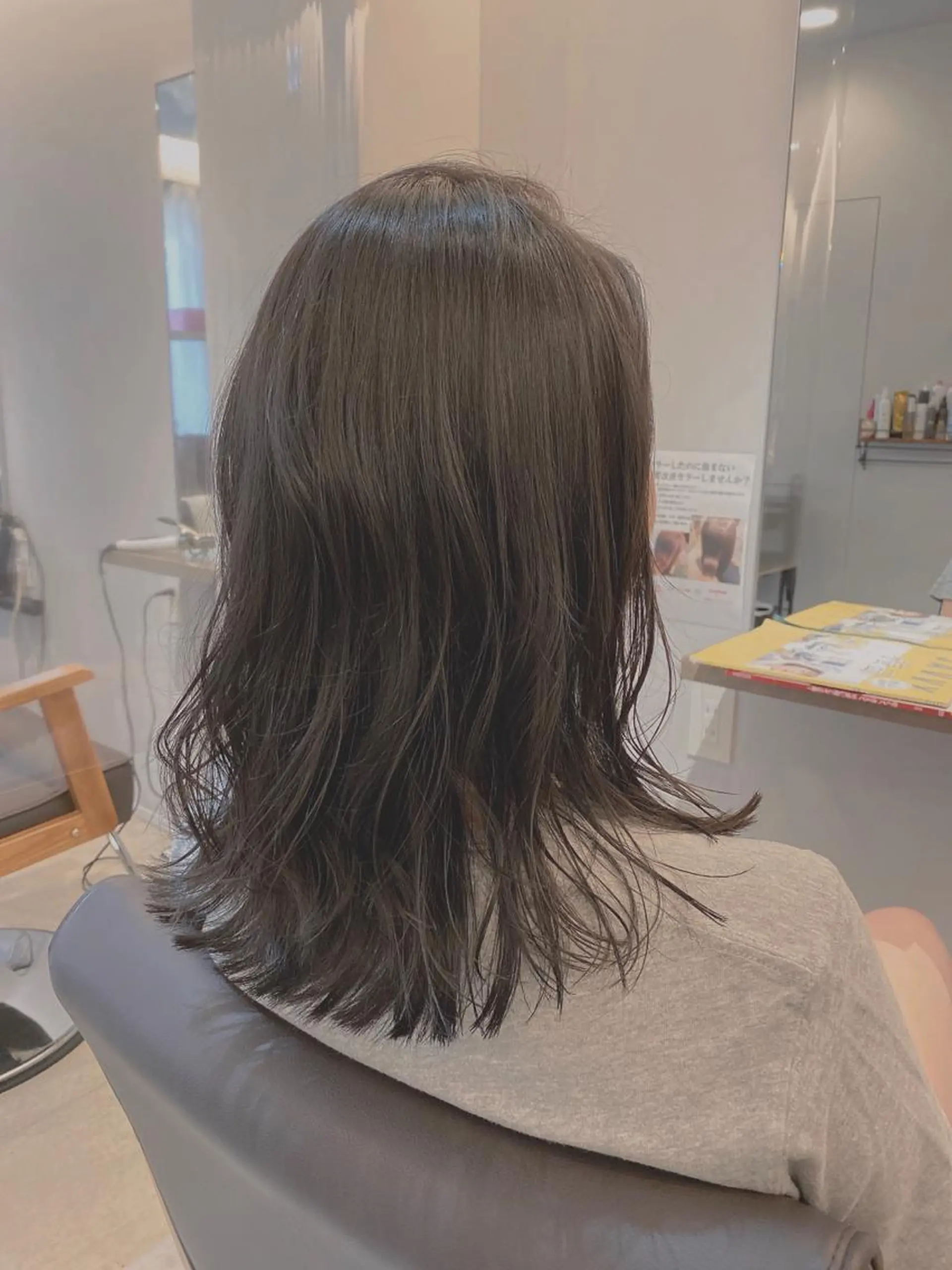 ロング 顔周りデザイン/ ママ美容師/濱ほのかのヘアスタイル