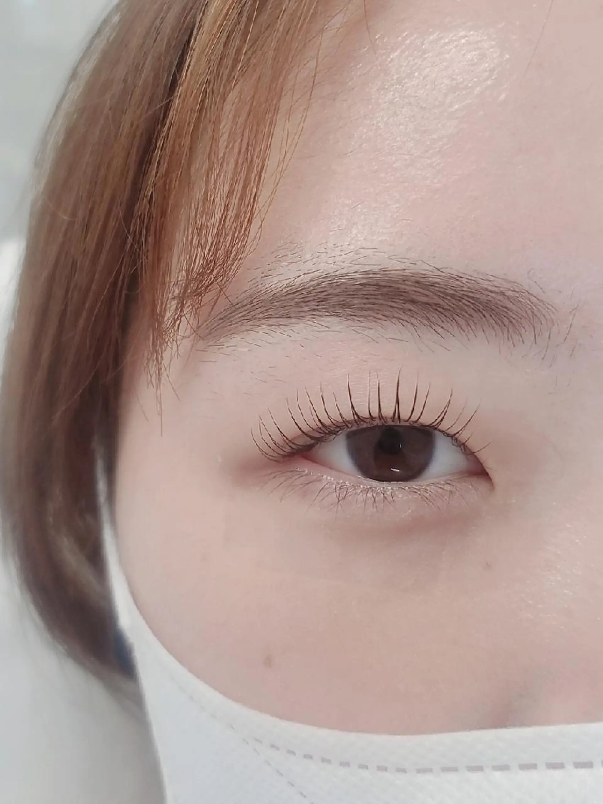 マツエク・マツパ パリジェンヌラッシュリフト Crescent Eye Yuiのマツエク・マツパデザイン