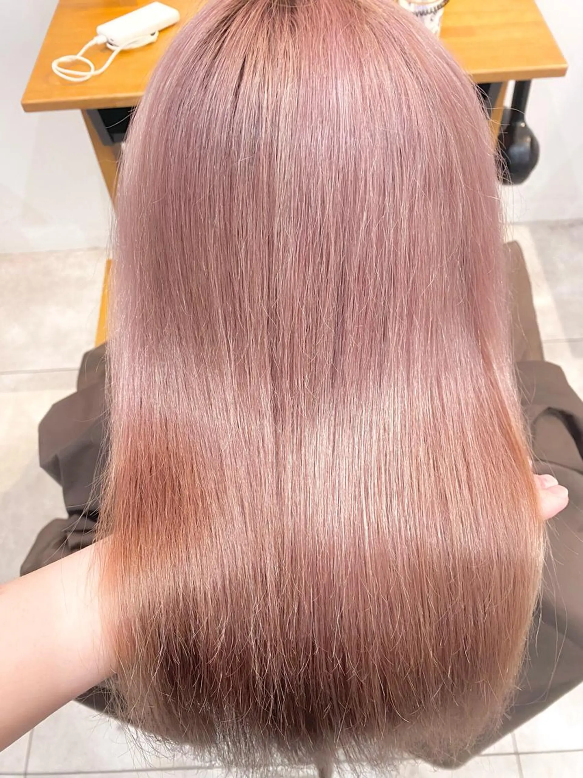 ロング ヘアカラー トリートメント little salt 渋谷店所属・akina＊ブリーチ ♡トレンドヘアのヘアスタイル