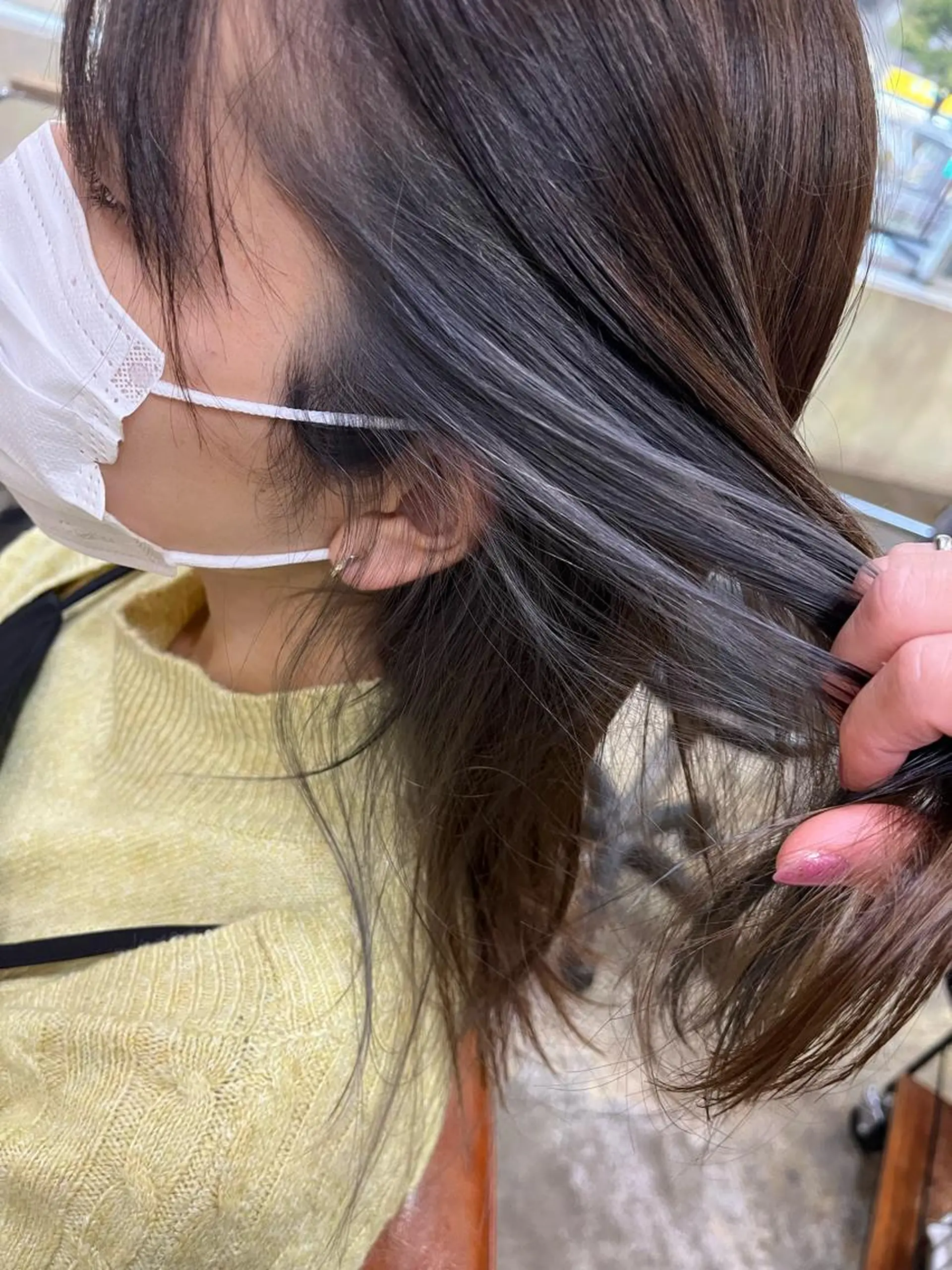 ミディアム カラー カット ヘアカラー ハイトーンカラー/ 🌞セキヤアイ🌈のその他イメージ