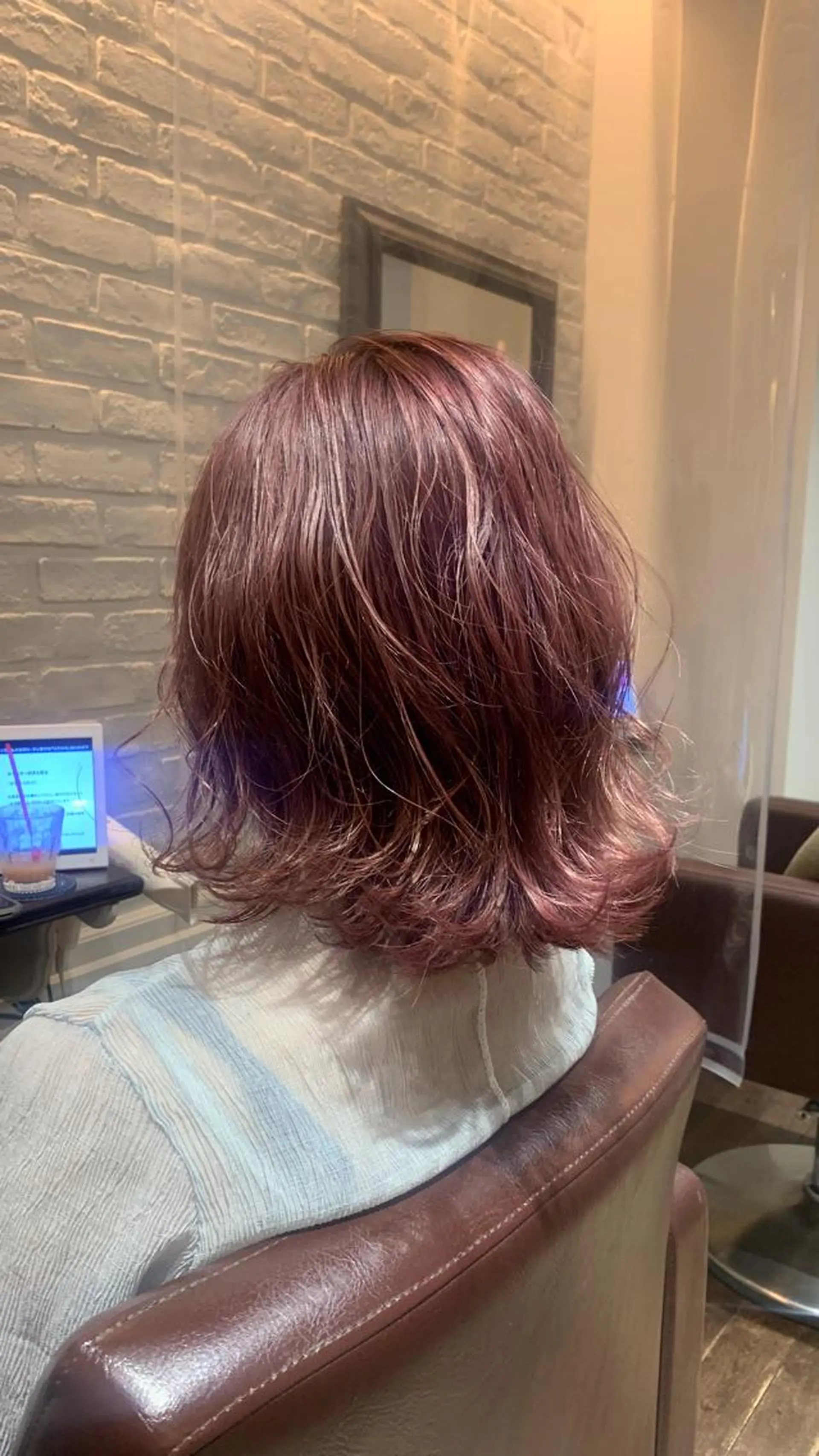 ショート カラー カット ヘアカラー トリートメント tasty priv ate gardenのヘアスタイル