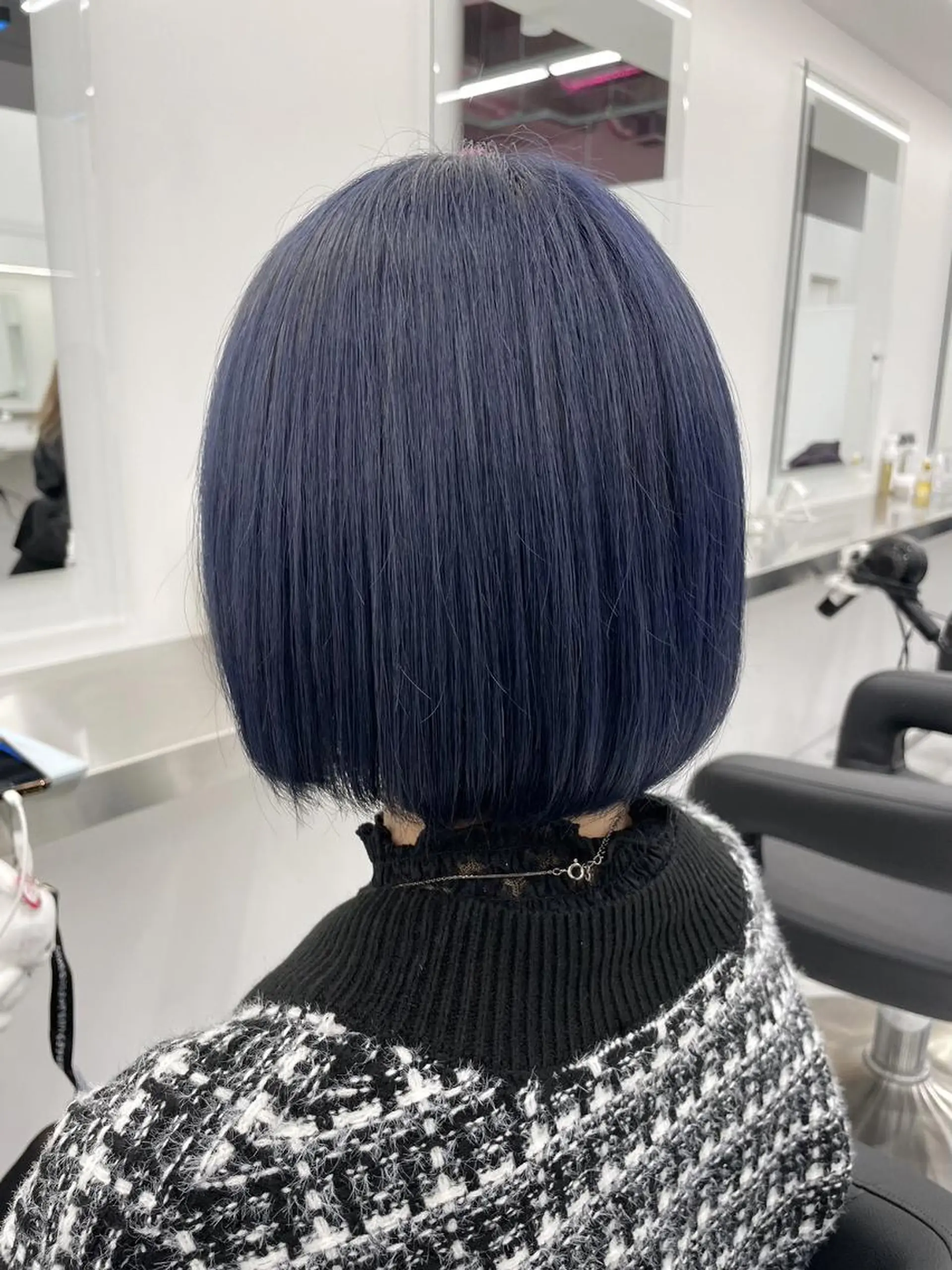 セミロング ヘアカラー トリートメント 🤍韓国寒色カラー 🤍MADOKAのヘアスタイル