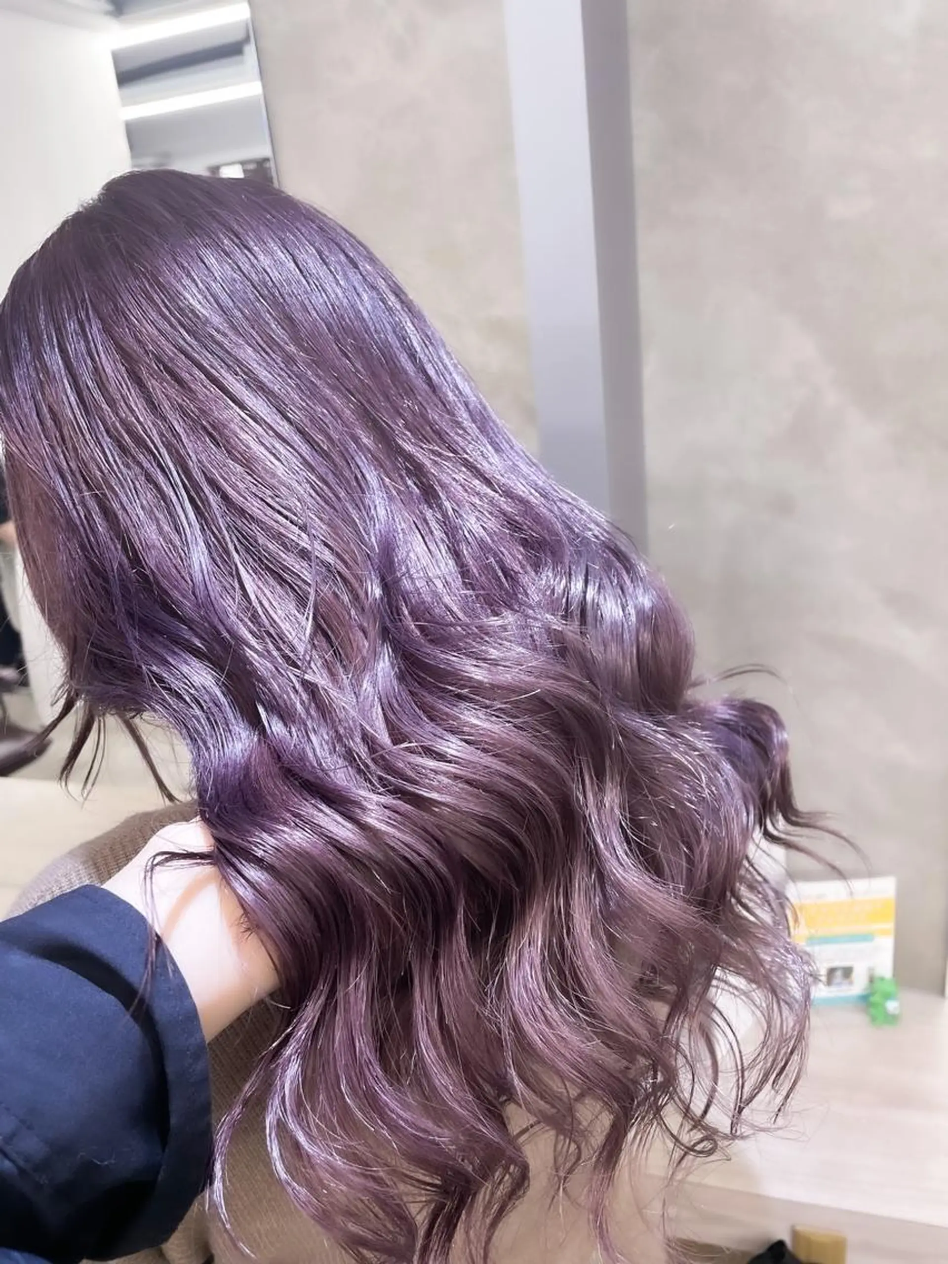 ロング カラー ハイトーンカラー ❤️ハッシュカット× 髪質改善❤️カイトのヘアスタイル