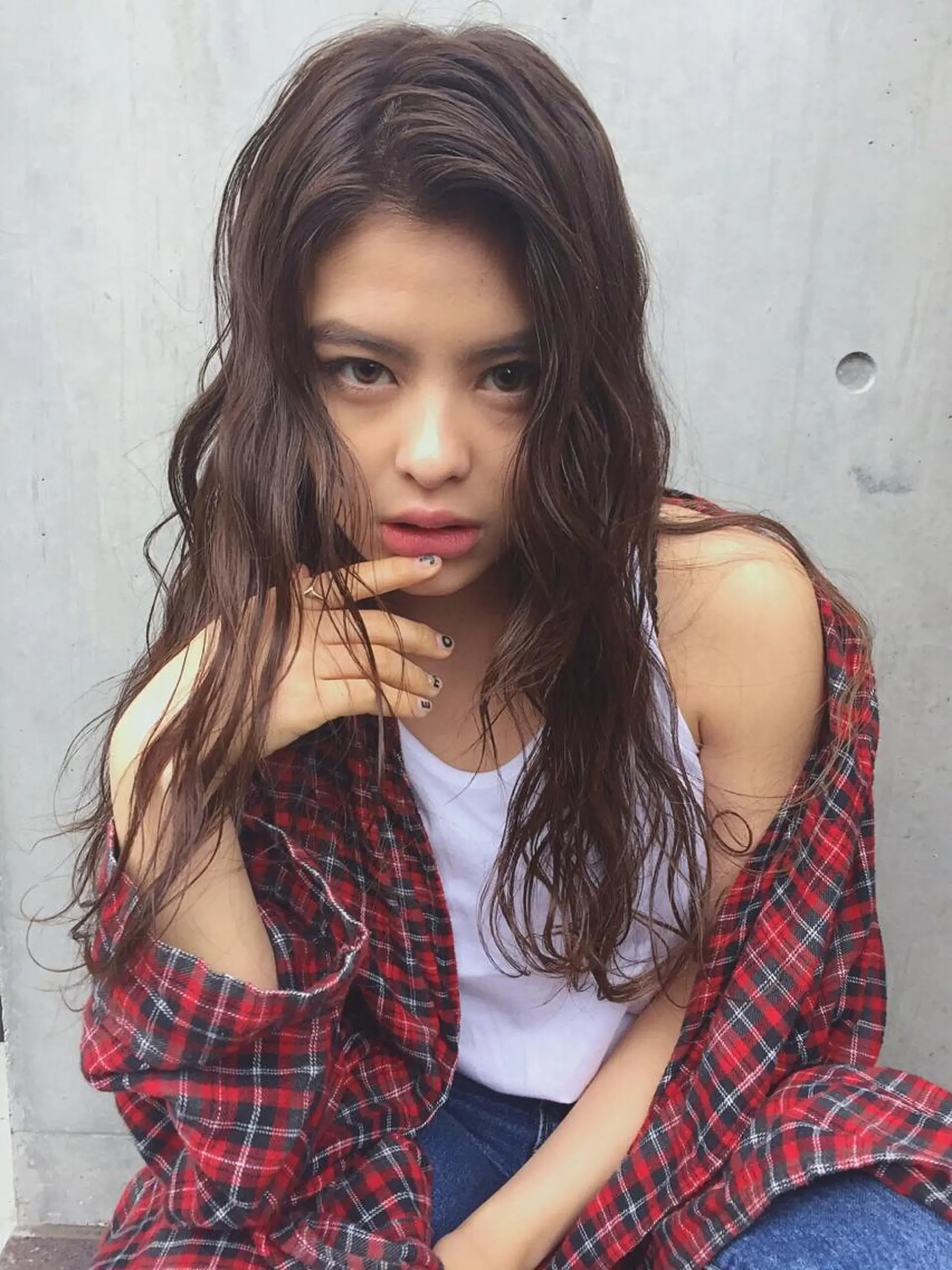 ロング カラー パーマ ☃️髪質改善🉐割✨ ❄️“ever”❄️のヘアスタイル