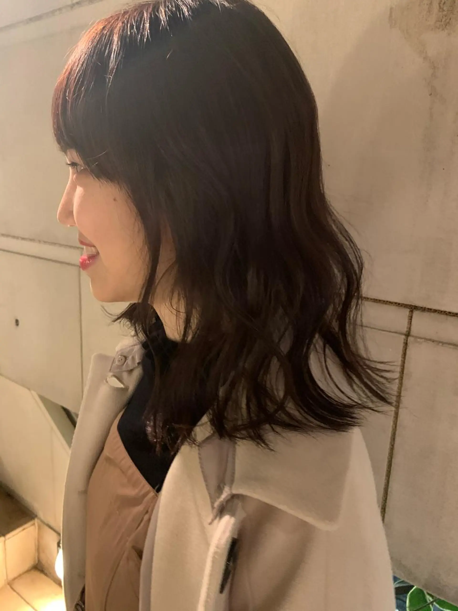 ミディアム カラー ヘアアレンジ まつ毛パーマ🐏 NANAMIのマツエク・マツパデザイン