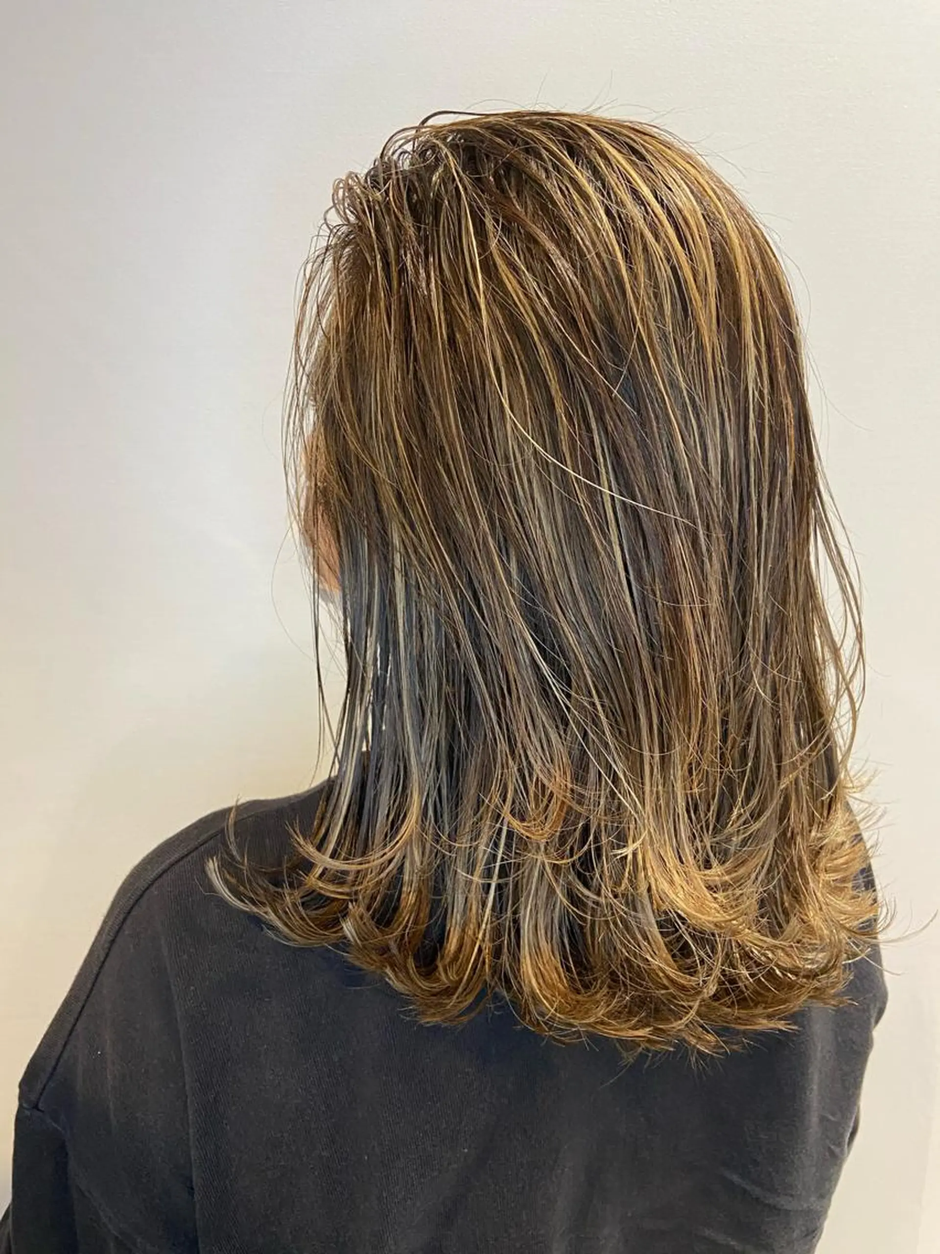 ミディアム 縮毛矯正/髪質改善/ 石橋代智のヘアスタイル