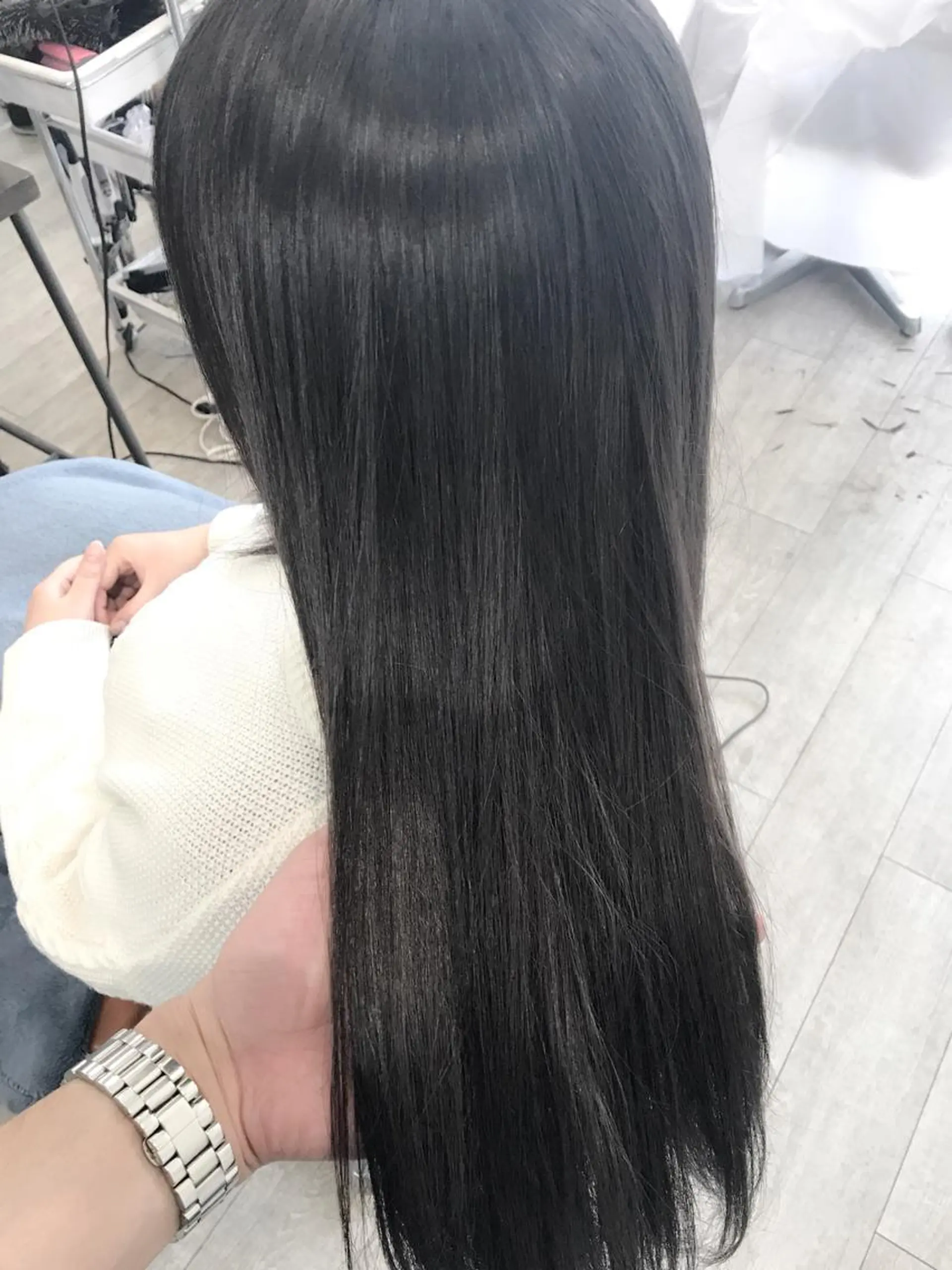 カラー ブルーカラー ブルージュ ヘアカラー トリートメント ヘッドスパ グレージュ/髪質改善 Yamato.hのヘアスタイル