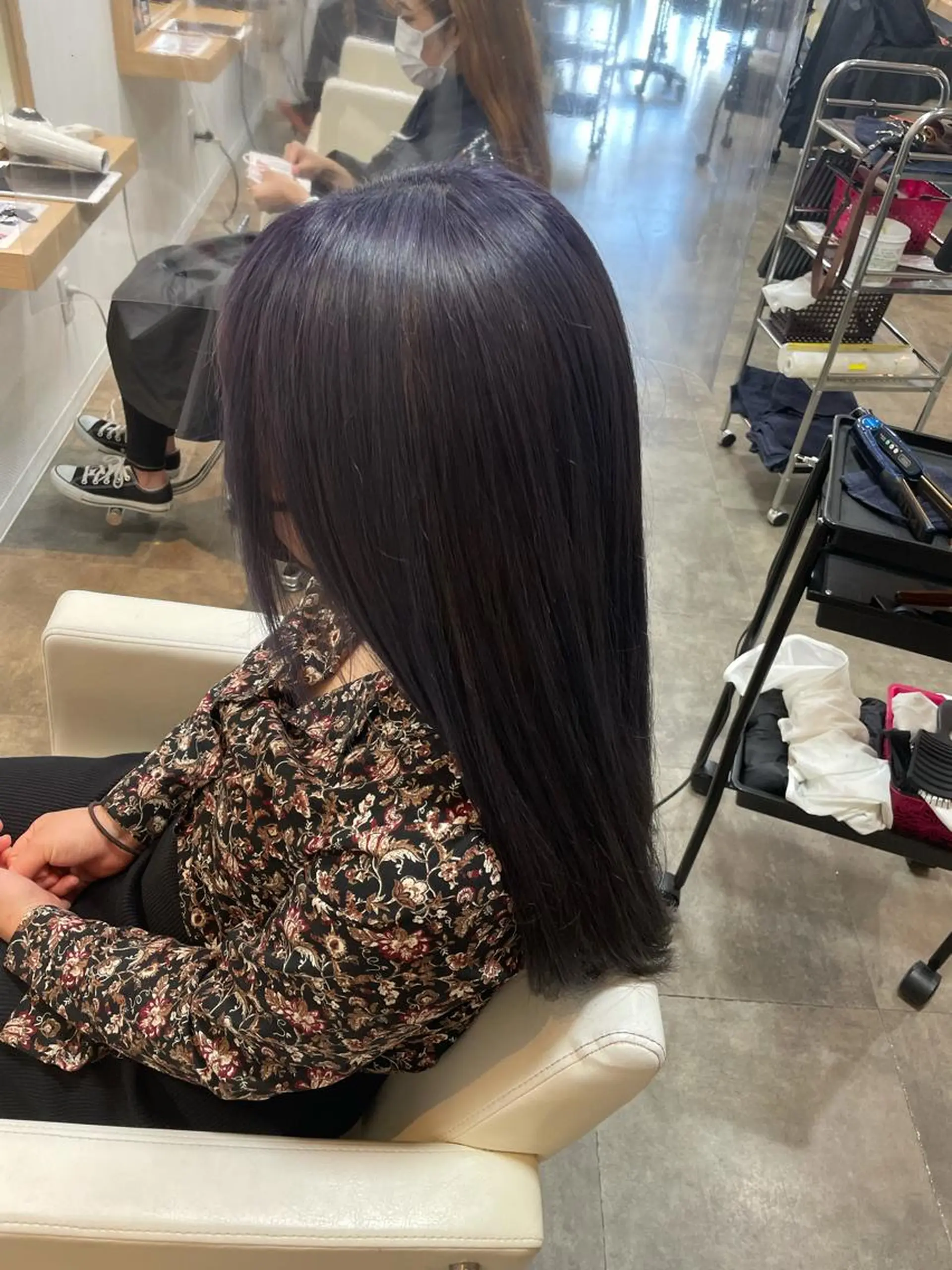 ロング 韓国レイヤー/髪質 改善/縮毛🤍吉田のヘアスタイル