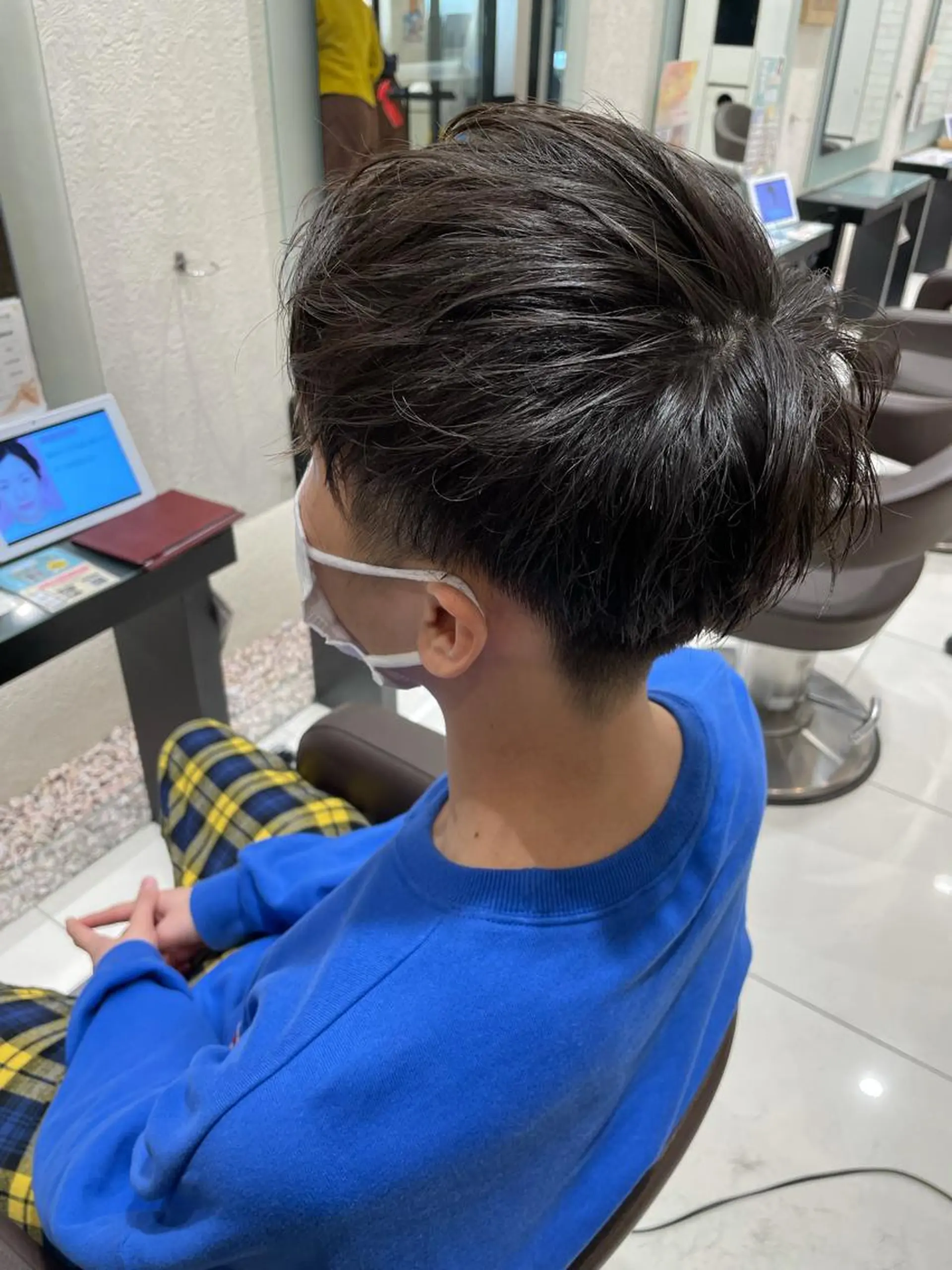 メンズ カット EARTH 山﨑龍馬のヘアスタイル