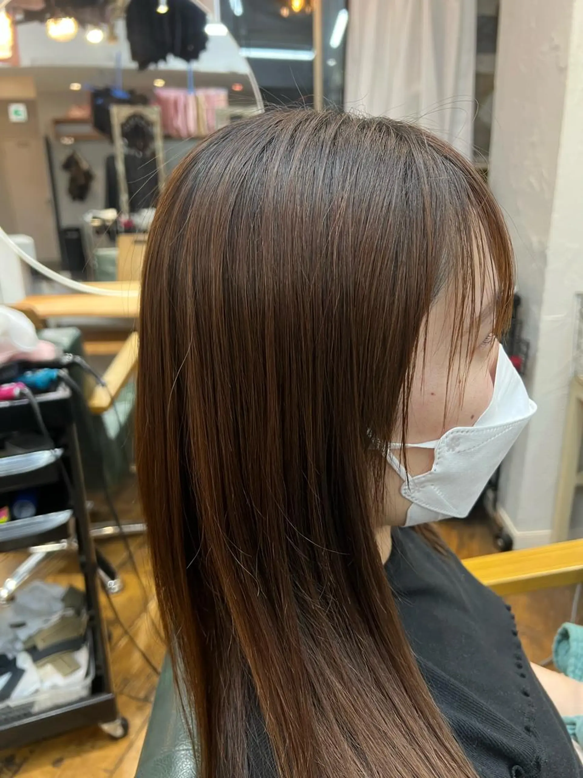 ロング 髪質改善/縮毛矯正/ 超高濃度水素ケアのヘアスタイル