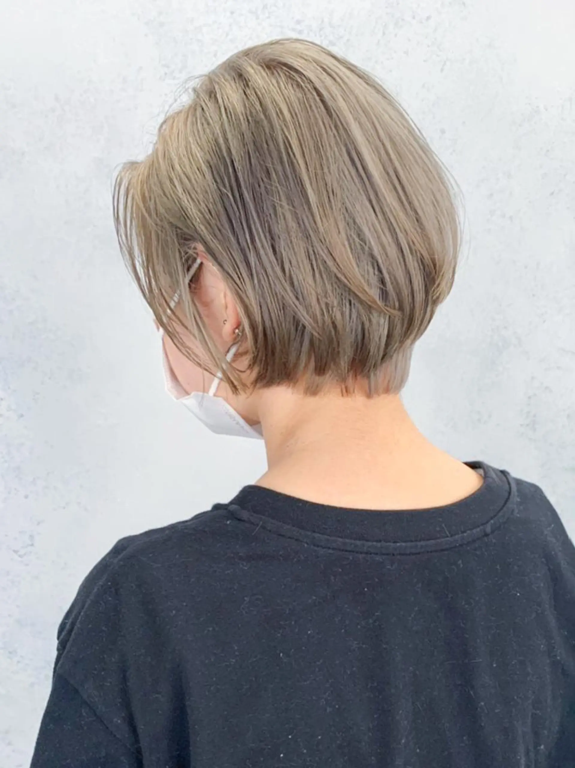 ショート カラー ヘアアレンジ パーマ グレージュ カット ヘアカラー トリートメント ITbyALBUM 八王子店のヘアスタイル