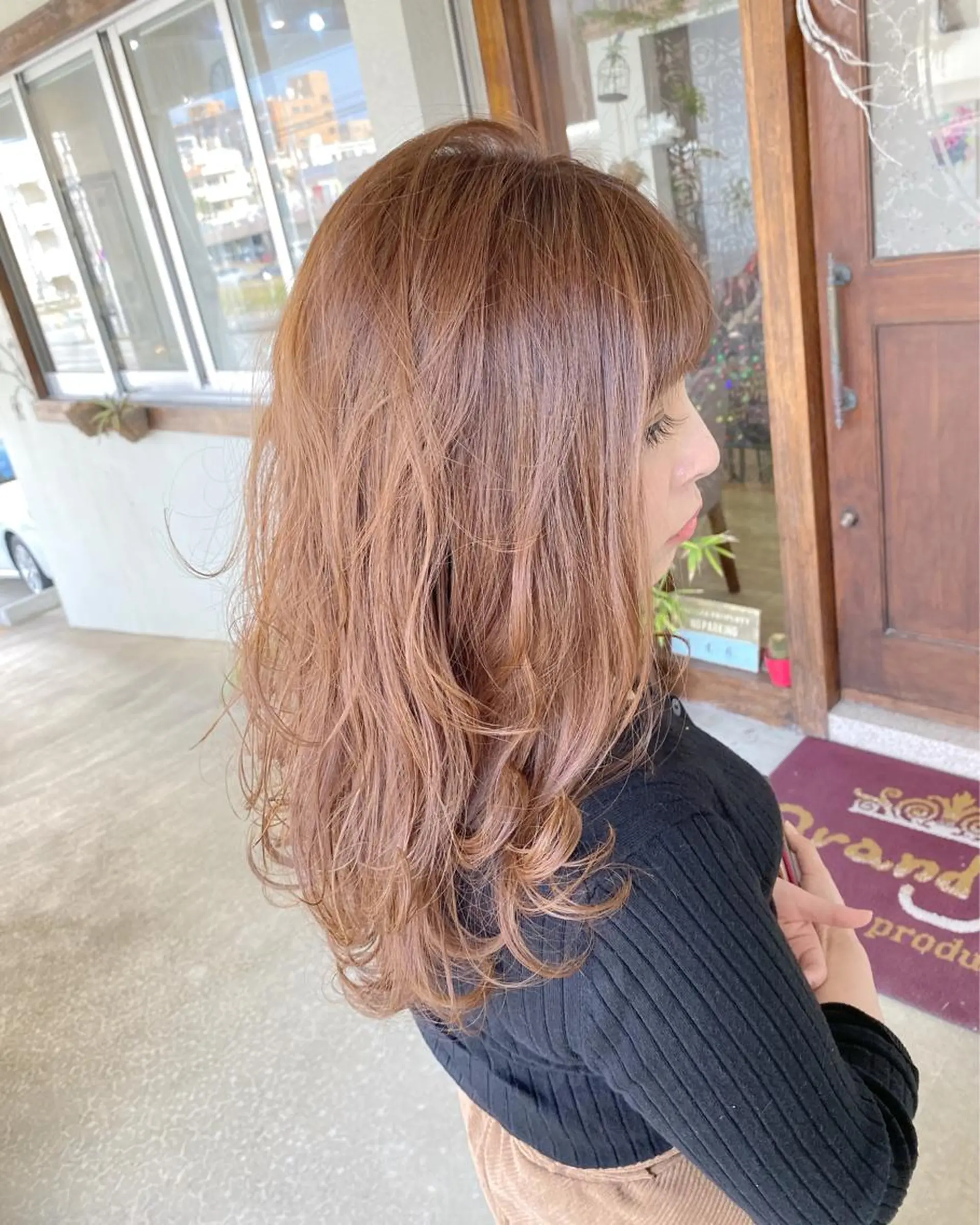 ミディアム カラー イルミナカラー カット ヘアカラー grand juteのヘアスタイル
