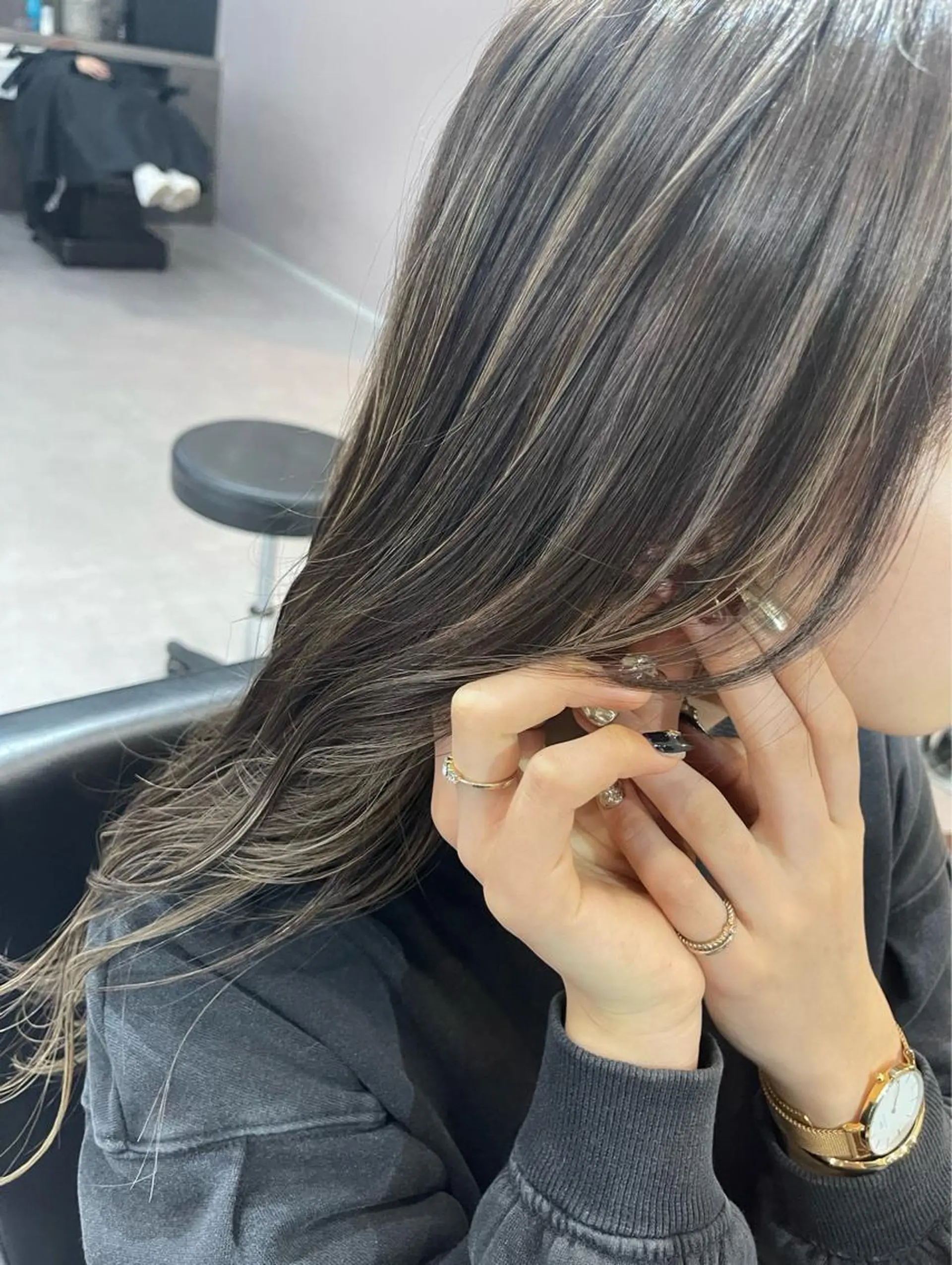 ロング カラー Reb_keiji 👑小倉圭司のヘアスタイル