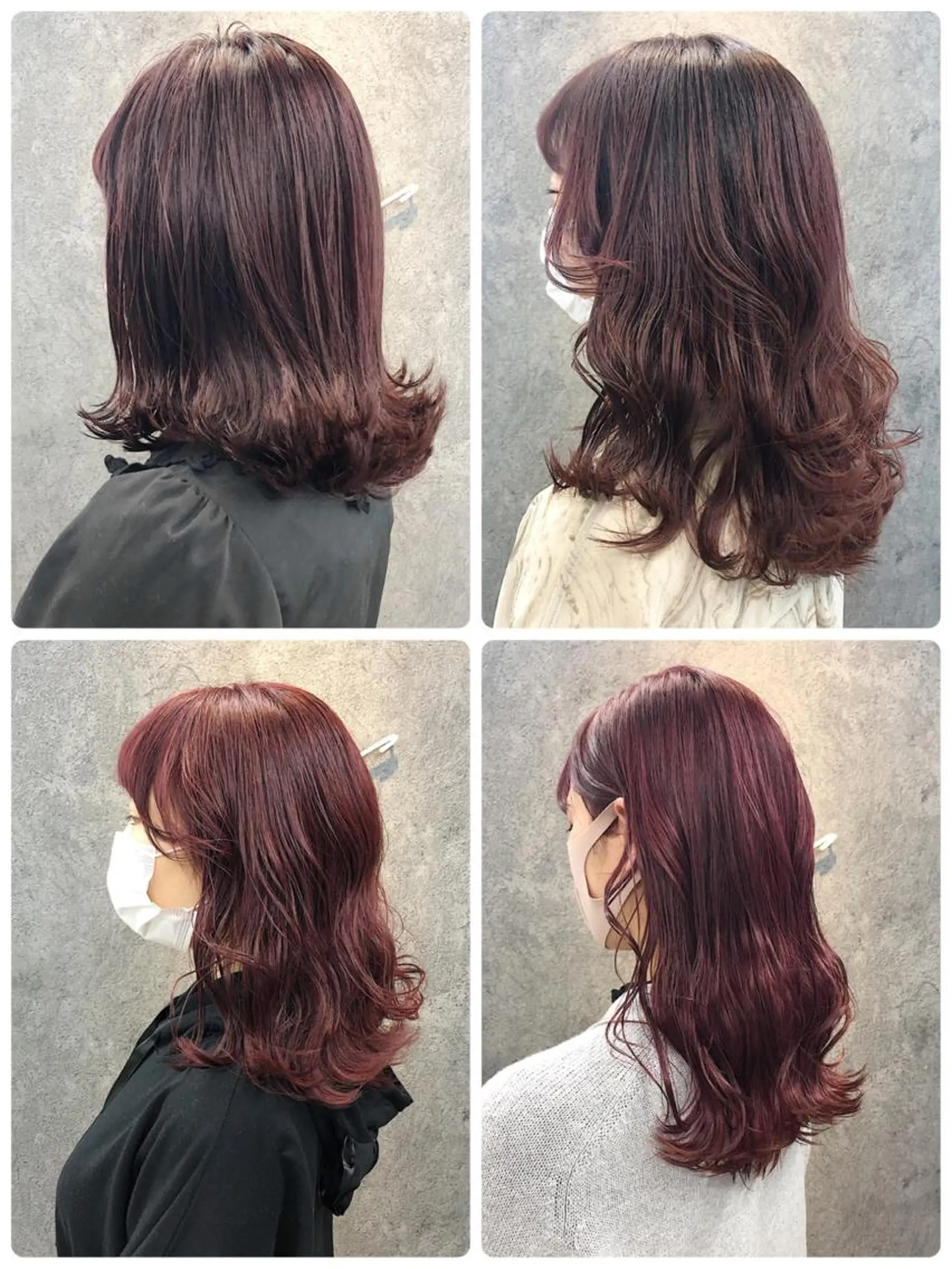 セミロング カット ヘアカラー トリートメント 所渉/韓国レイヤー /ウルフカットのヘアスタイル