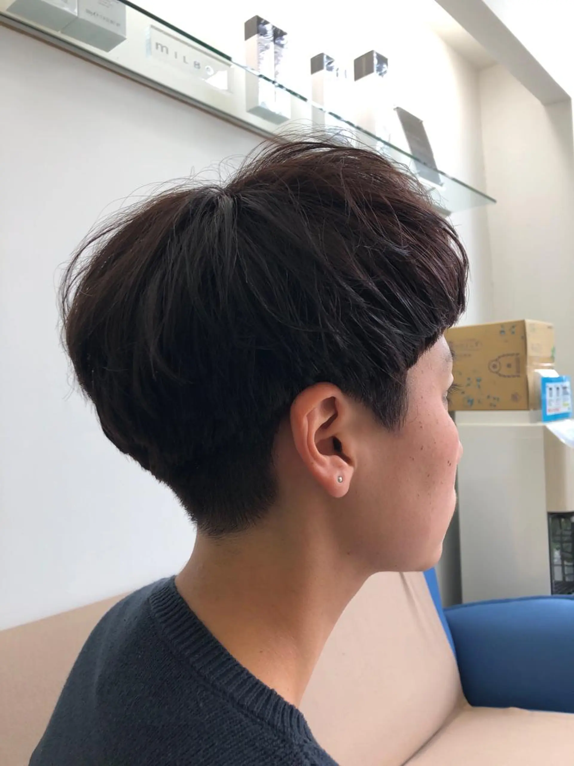 ショート カラー イルミナカラー Lobec本山　吉村 勇樹のヘアスタイル