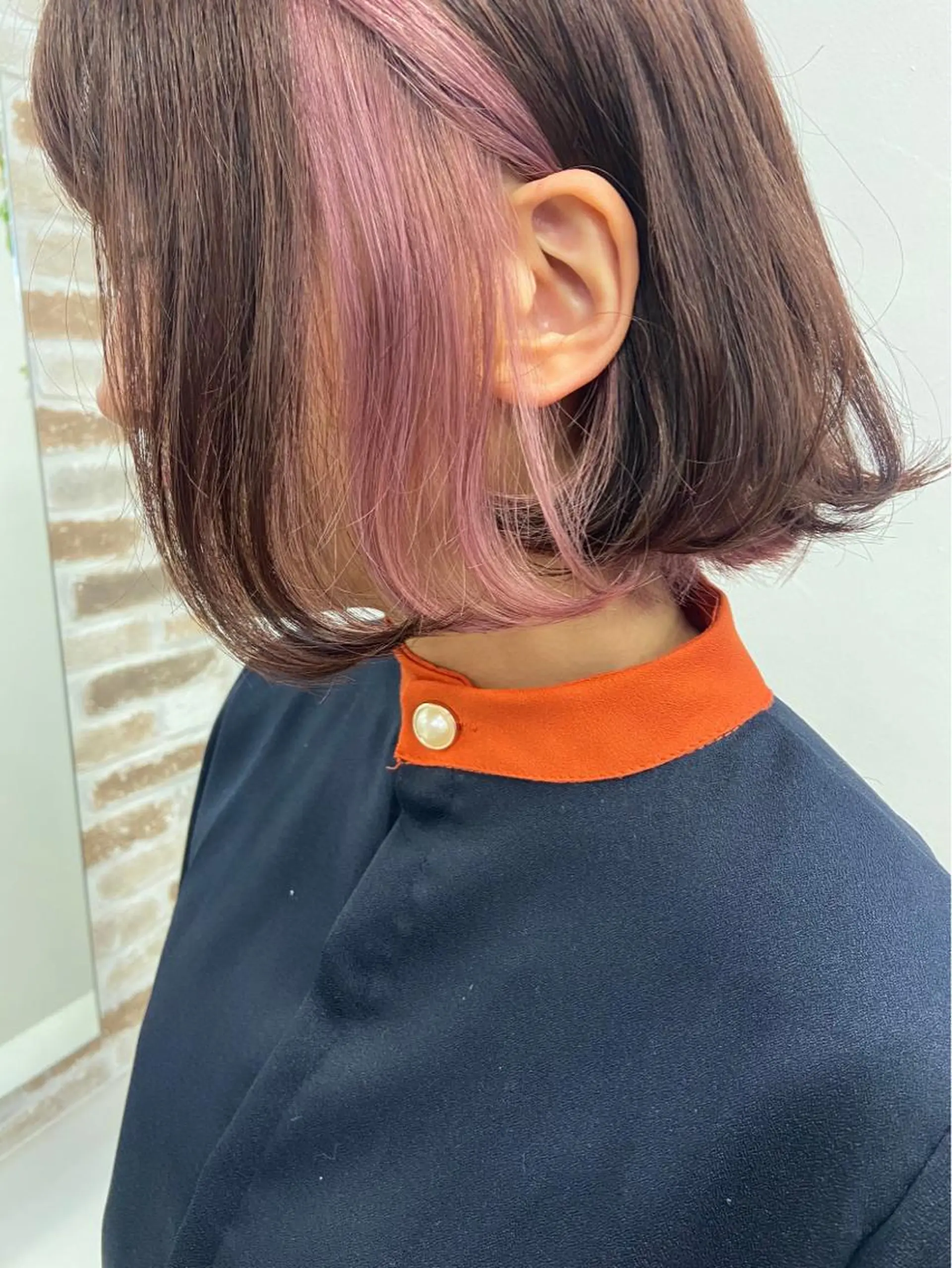 ミディアム カラー ヘアアレンジ 山本 史奈のヘアスタイル