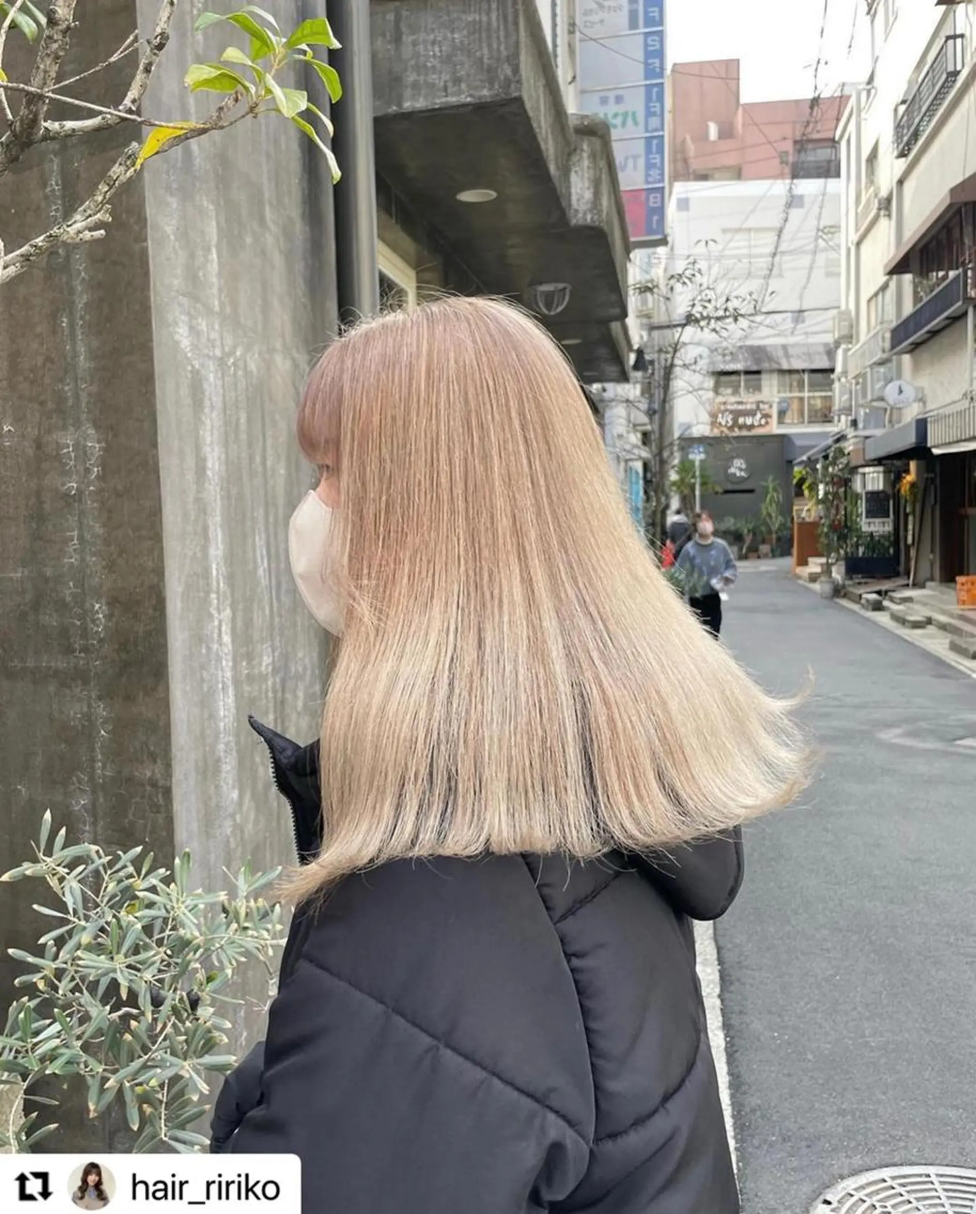 ミディアム カラー メンズ メンズブリーチ メンズハイトーン ベージュカラー ブリーチ ブロンド 🩷Eny terrace🩷のヘアスタイル