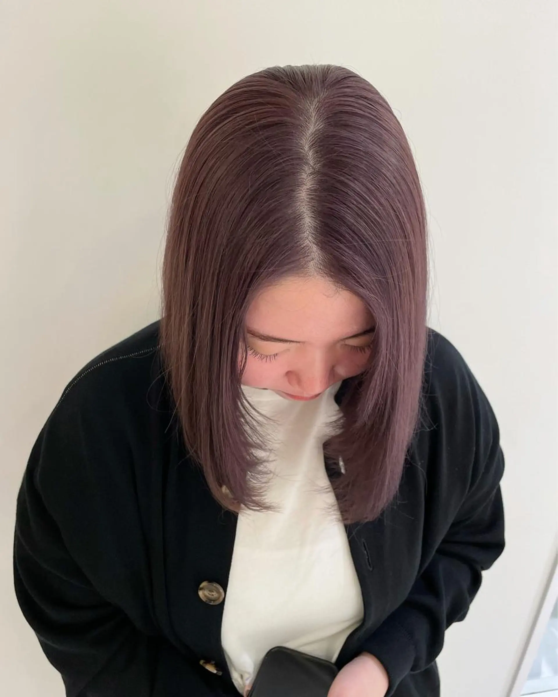 ミディアム カラー カット ヘアカラー iet.所属・ウルフ/ボブ/耳ツボ ジュエリー◎ricoのヘアスタイル