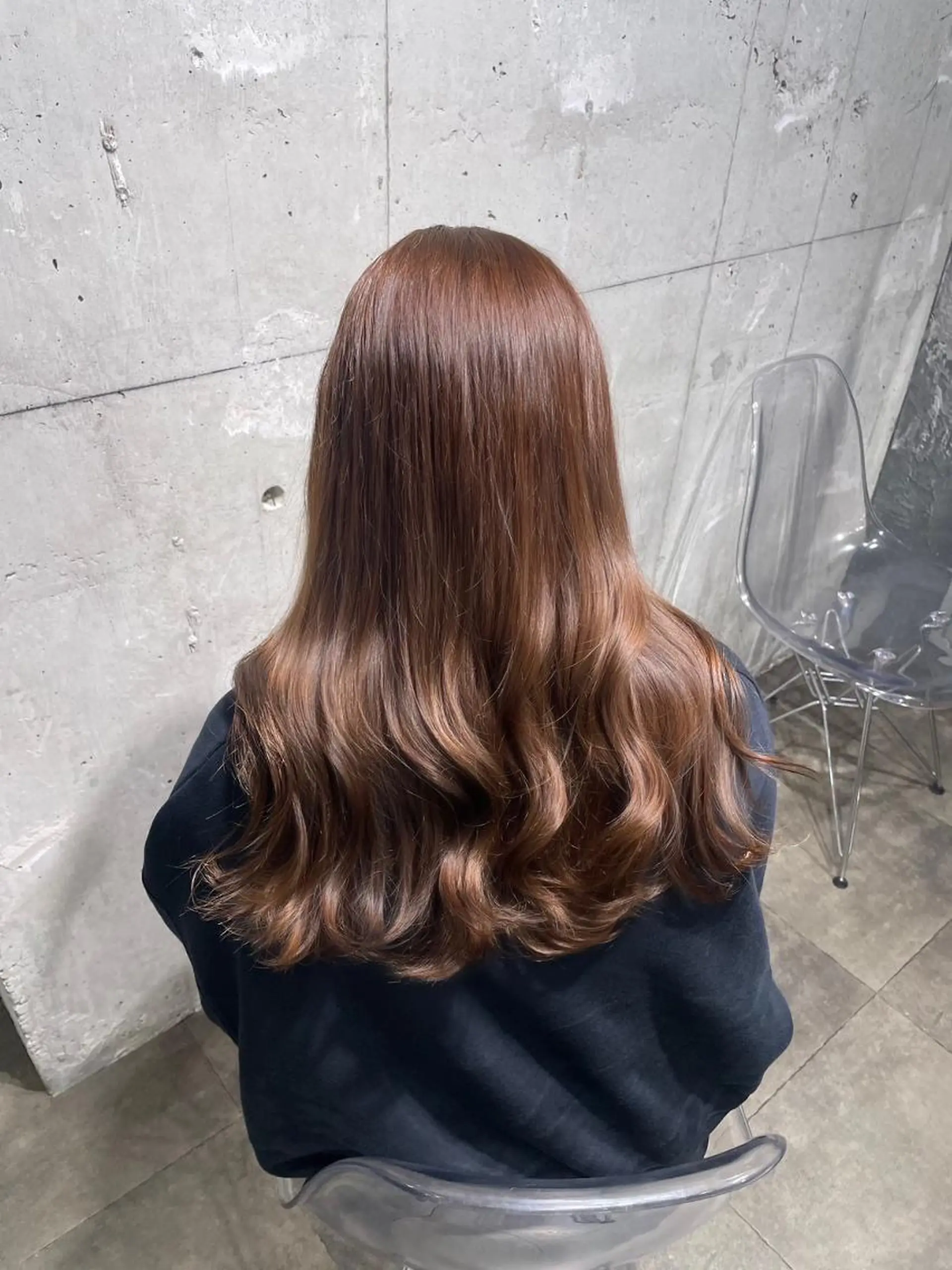 カラー ヘアアレンジ ロング 🤍透明感韓国 レディ/まりん🤍のヘアスタイル