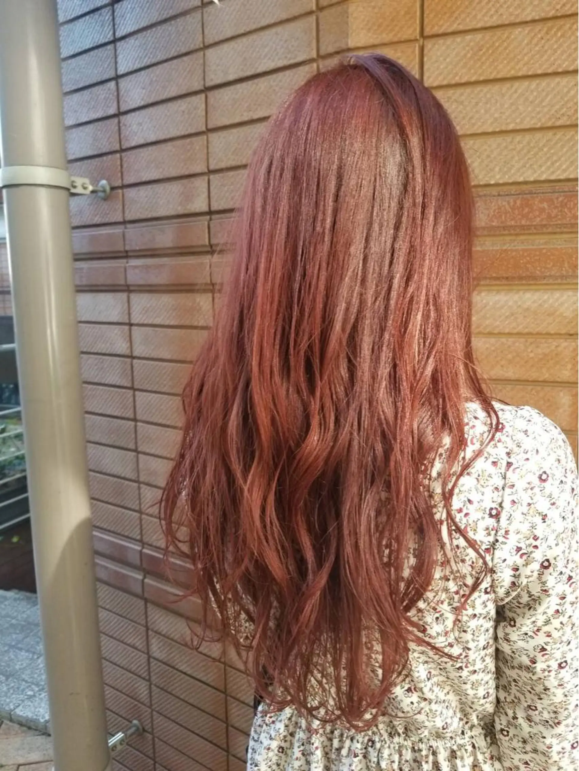 ロング カラー パーマ RUKA 美容院×ネイリストのヘアスタイル