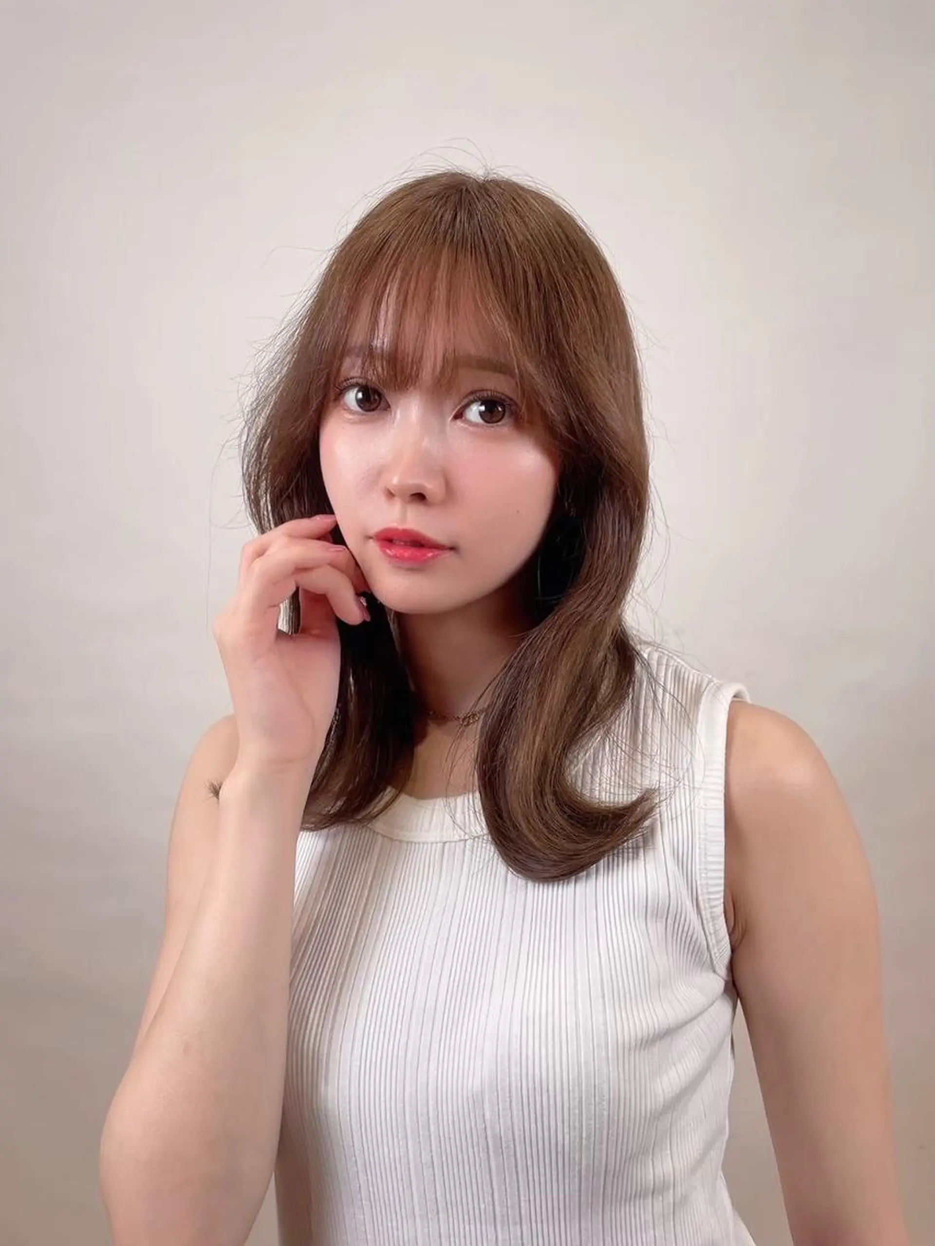 セミロング 🫐ブルーラベンダー 髪質改善🫐/MEIのヘアスタイル