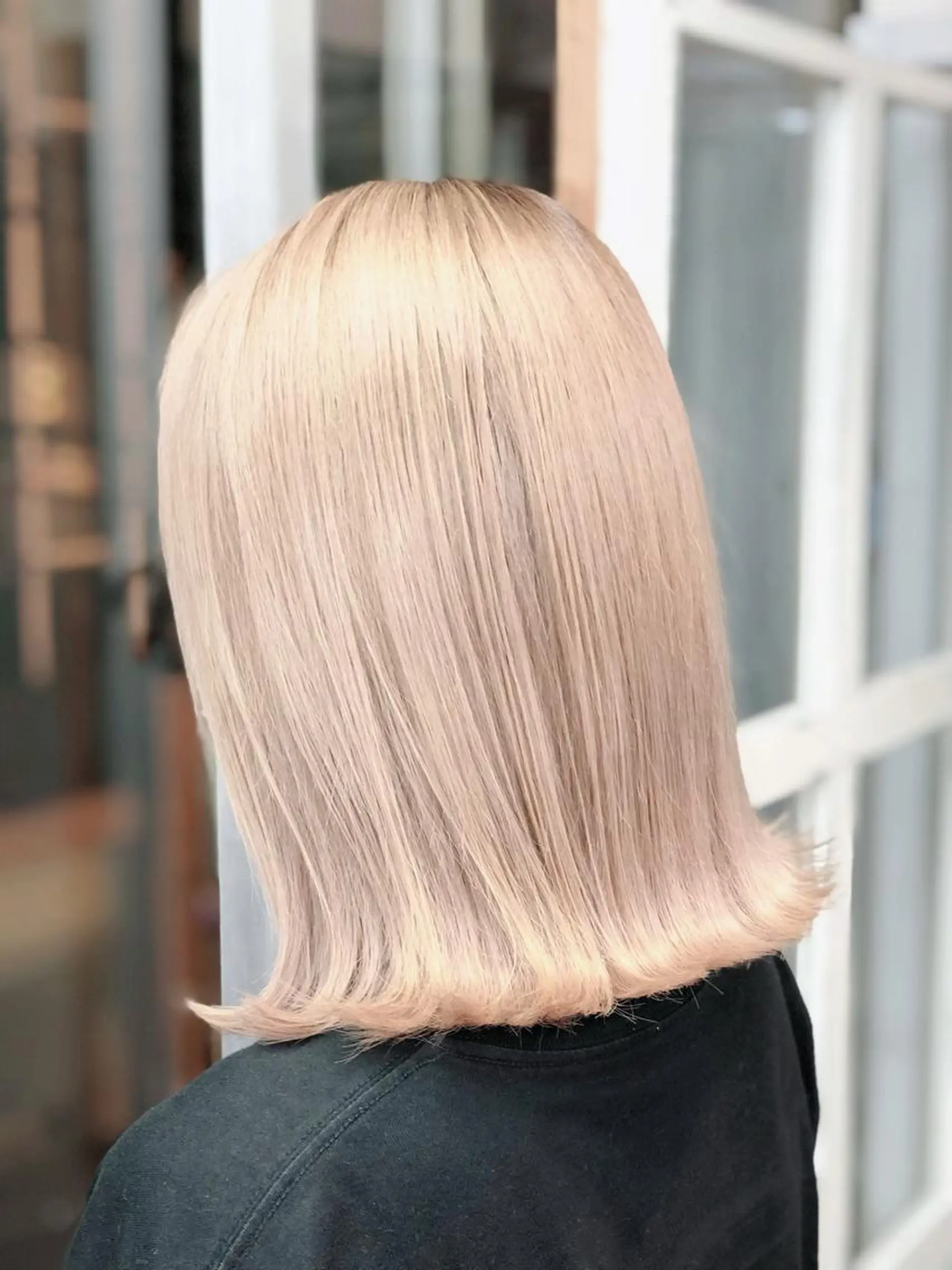 ミディアム カラー ヘアカラー ヘアセット 韓国ヘア🤍髪質改善 🇰🇷AKANEのヘアスタイル