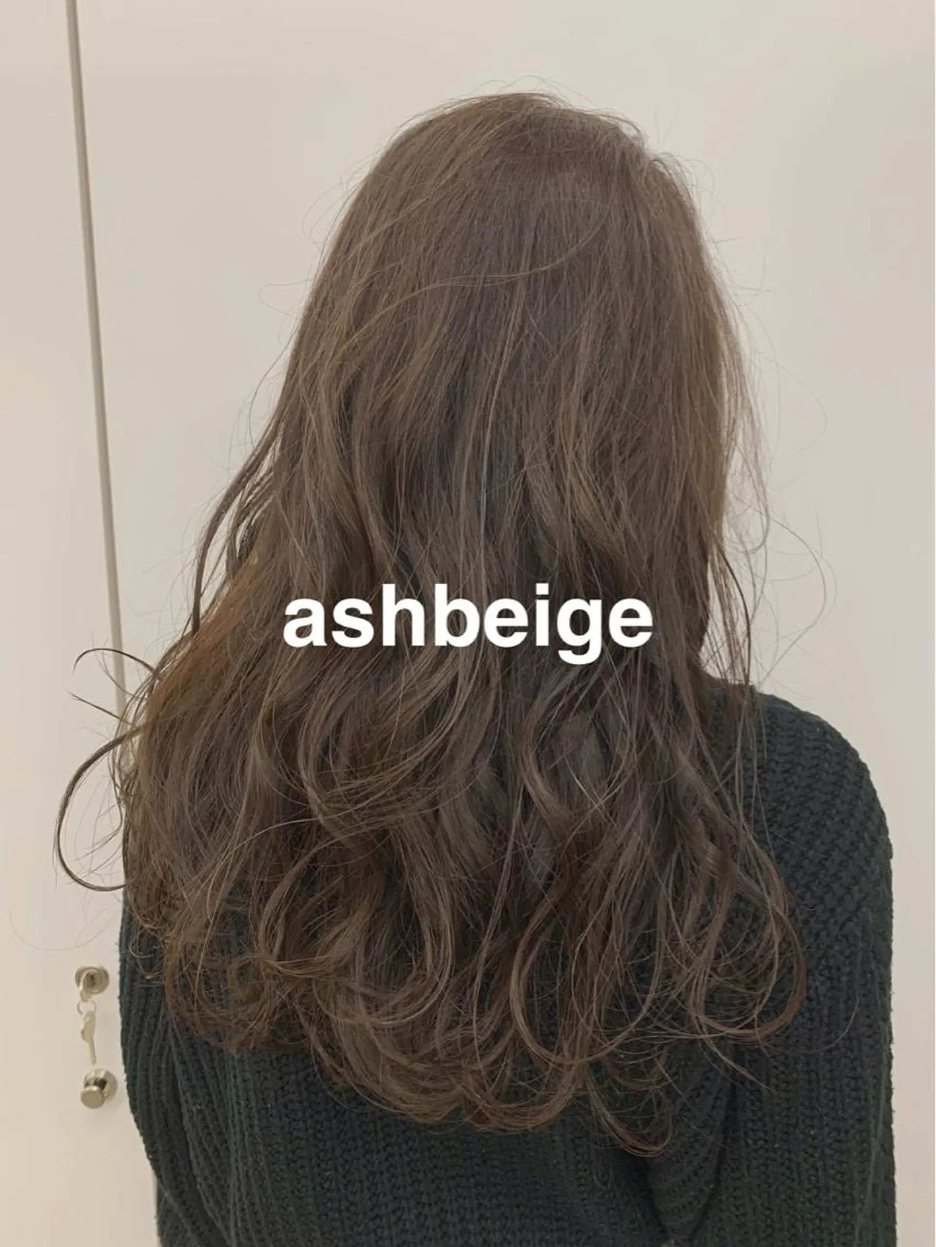 ロング カラー アッシュ ベージュカラー PAIR DAISUKEのヘアスタイル