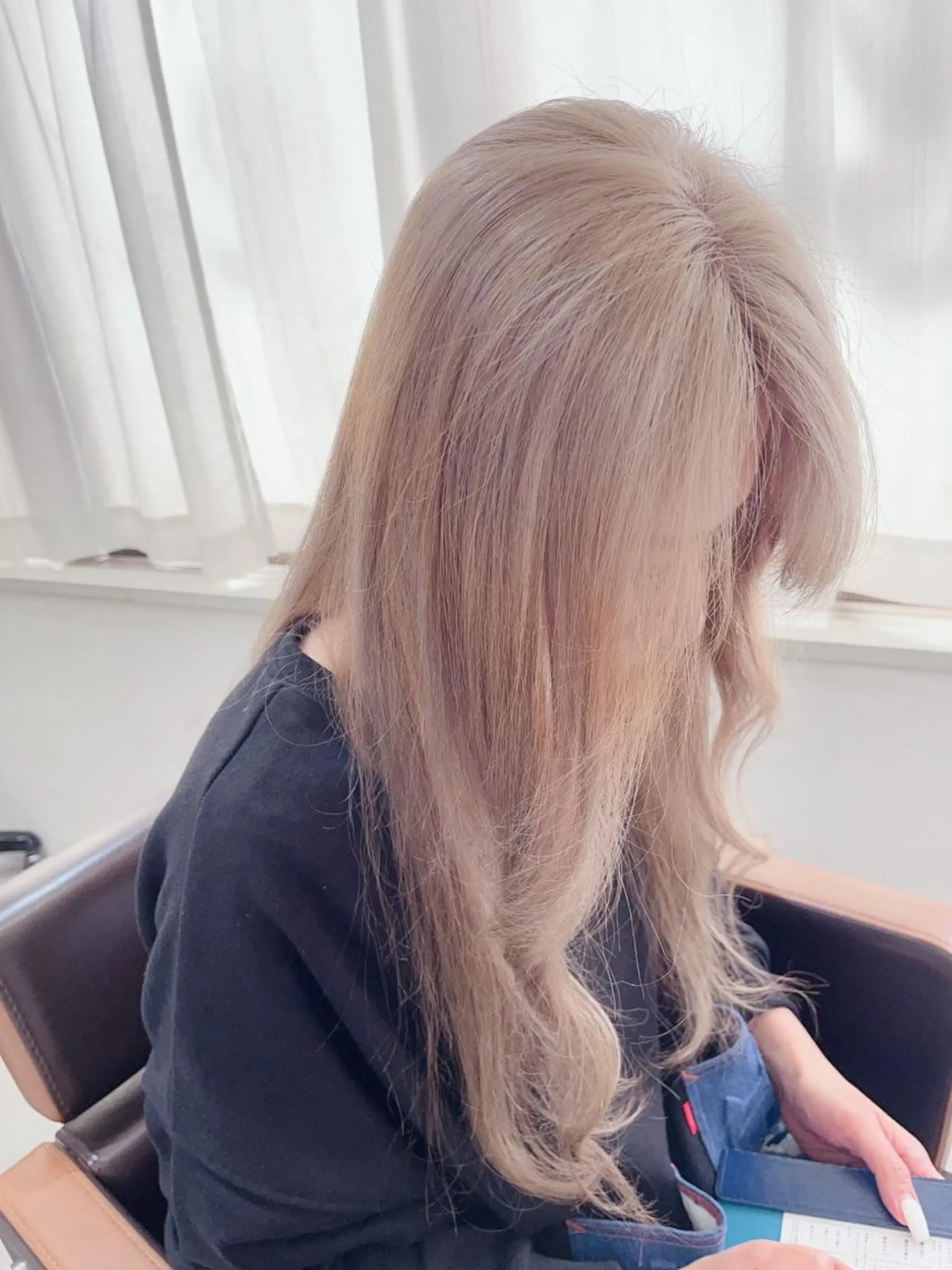 カラー アッシュ ベージュカラー ブリーチ ✨️💎山口 真依💎✨️のヘアスタイル