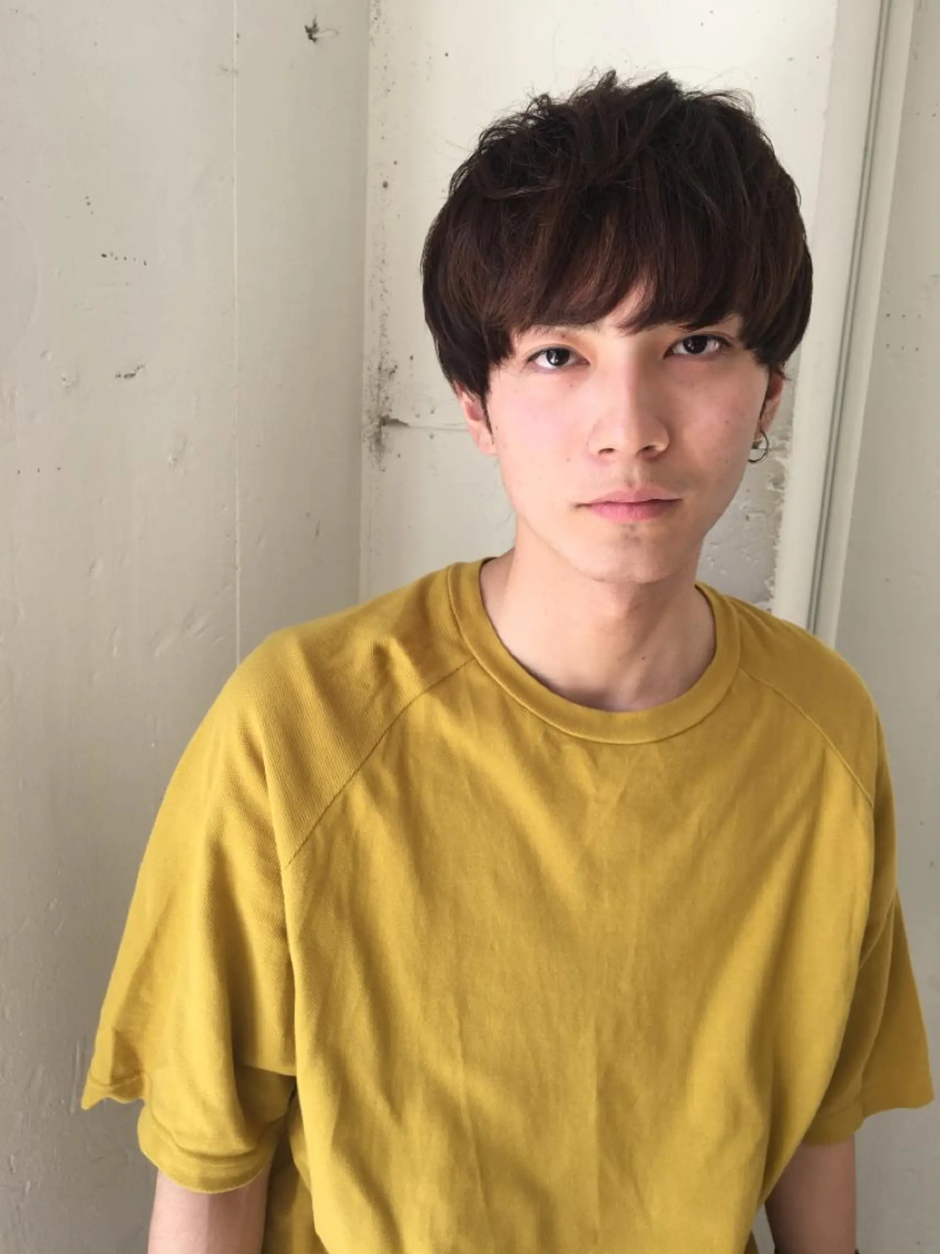 ショート カラー パーマ ヘアアレンジ メンズ パーソナルカラー合わ せたカラー🤍なつみのヘアスタイル