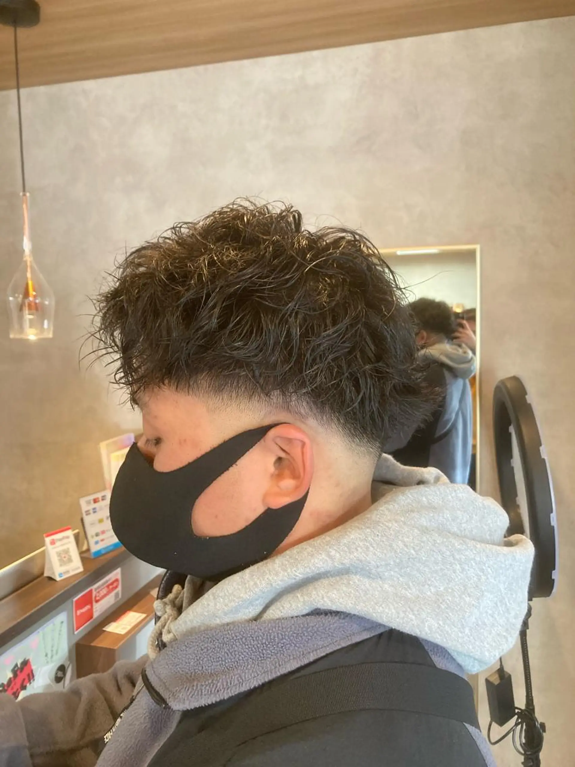 パーマ RIENS xrea一樹のヘアスタイル