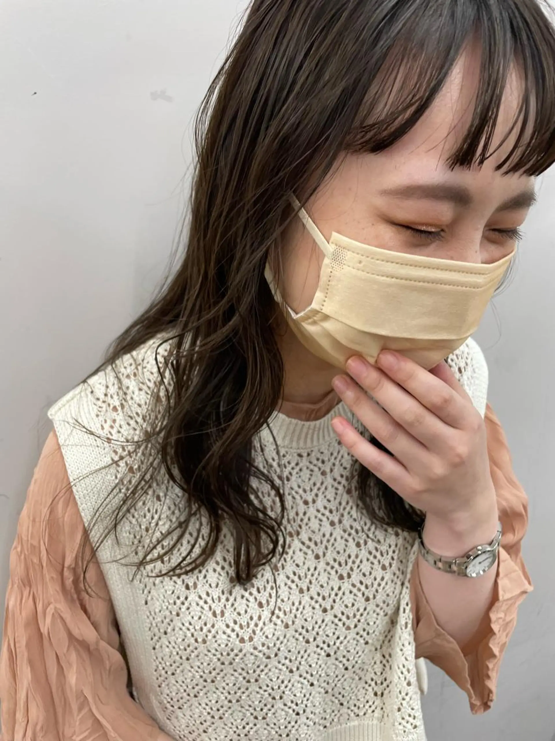 ミディアム カラー カット ヘアカラー 関 京磨のヘアスタイル