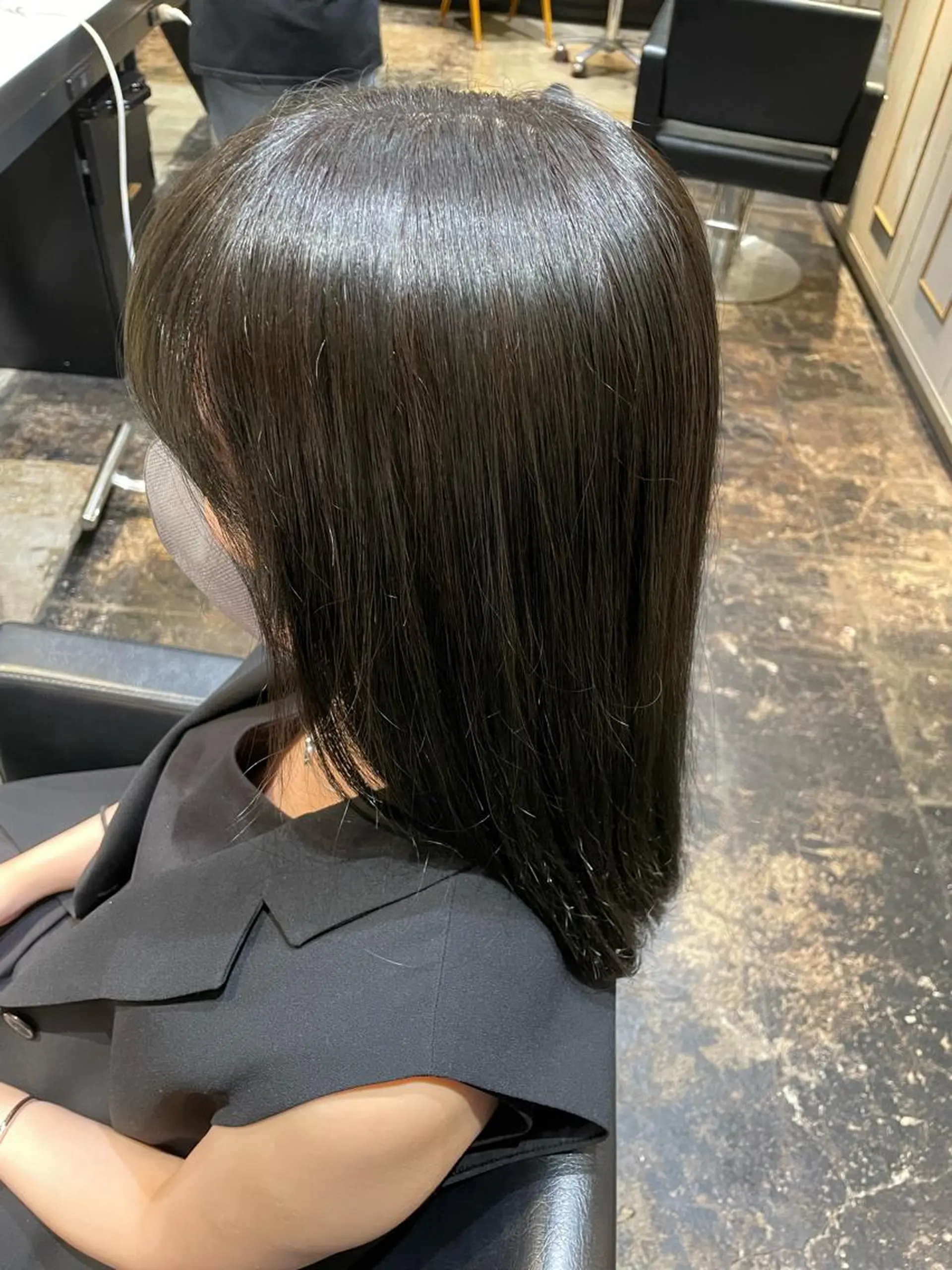 ロング カラー オリーブカラー 🌈メンズ専門 しゅんすけ🌈のヘアスタイル