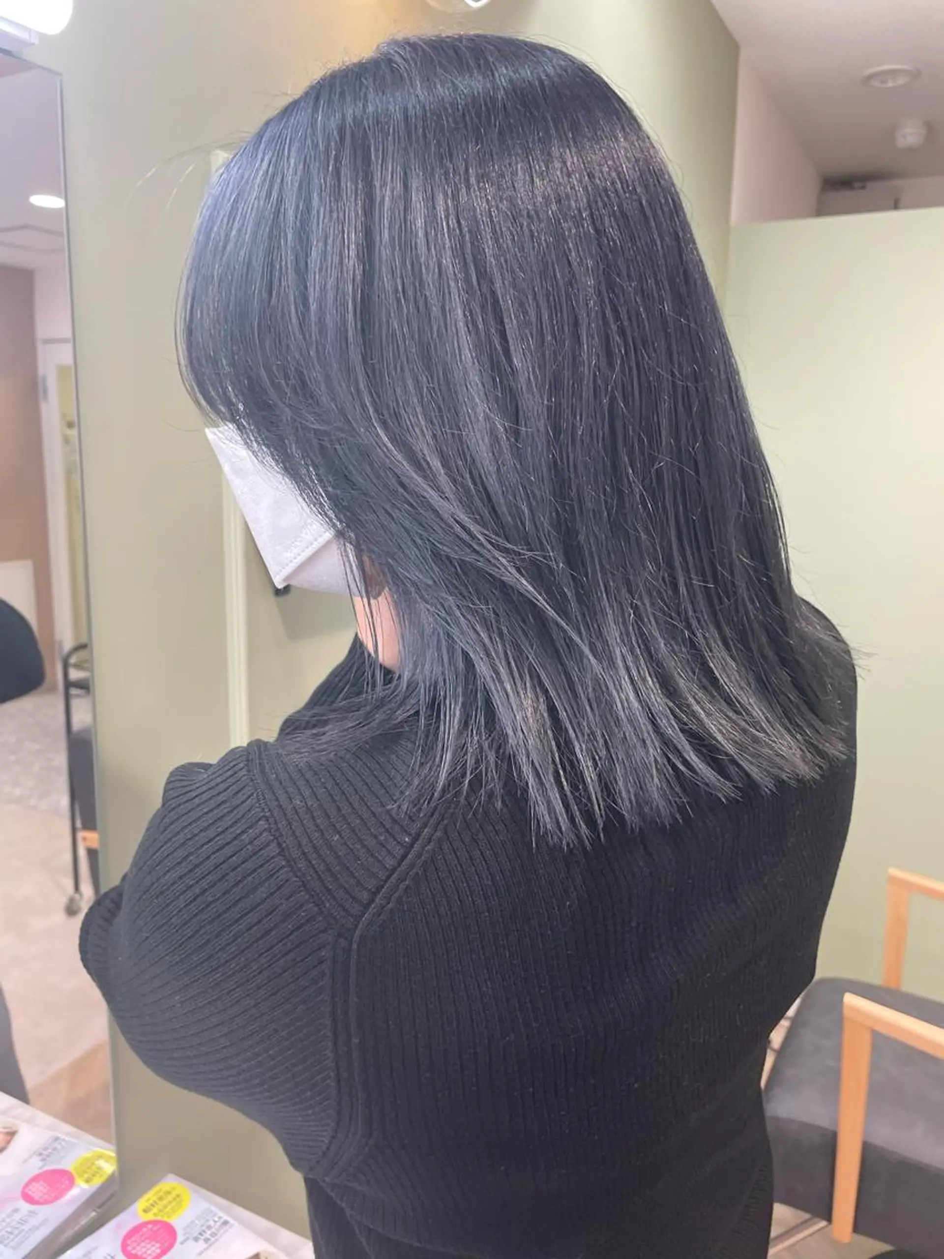 ミディアム rina／ベージュ ワンホン/韓国ヘアのヘアスタイル